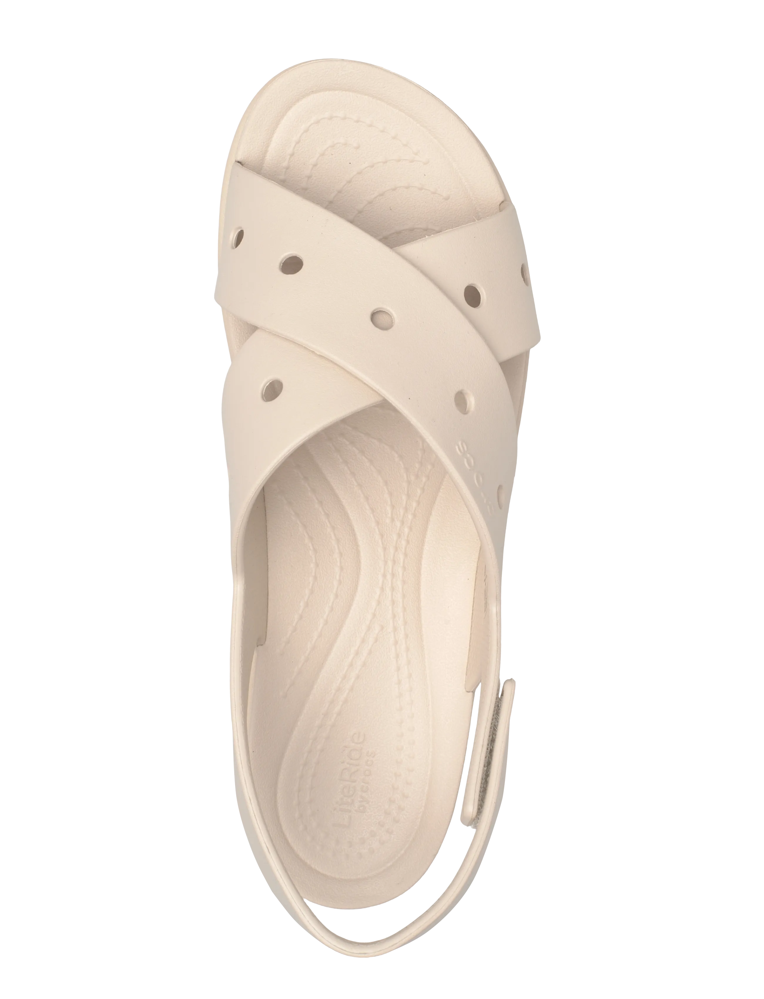 Crocs - Brooklyn 4U Cross Strap Sandal - plateau-sandalen - frappe - 3