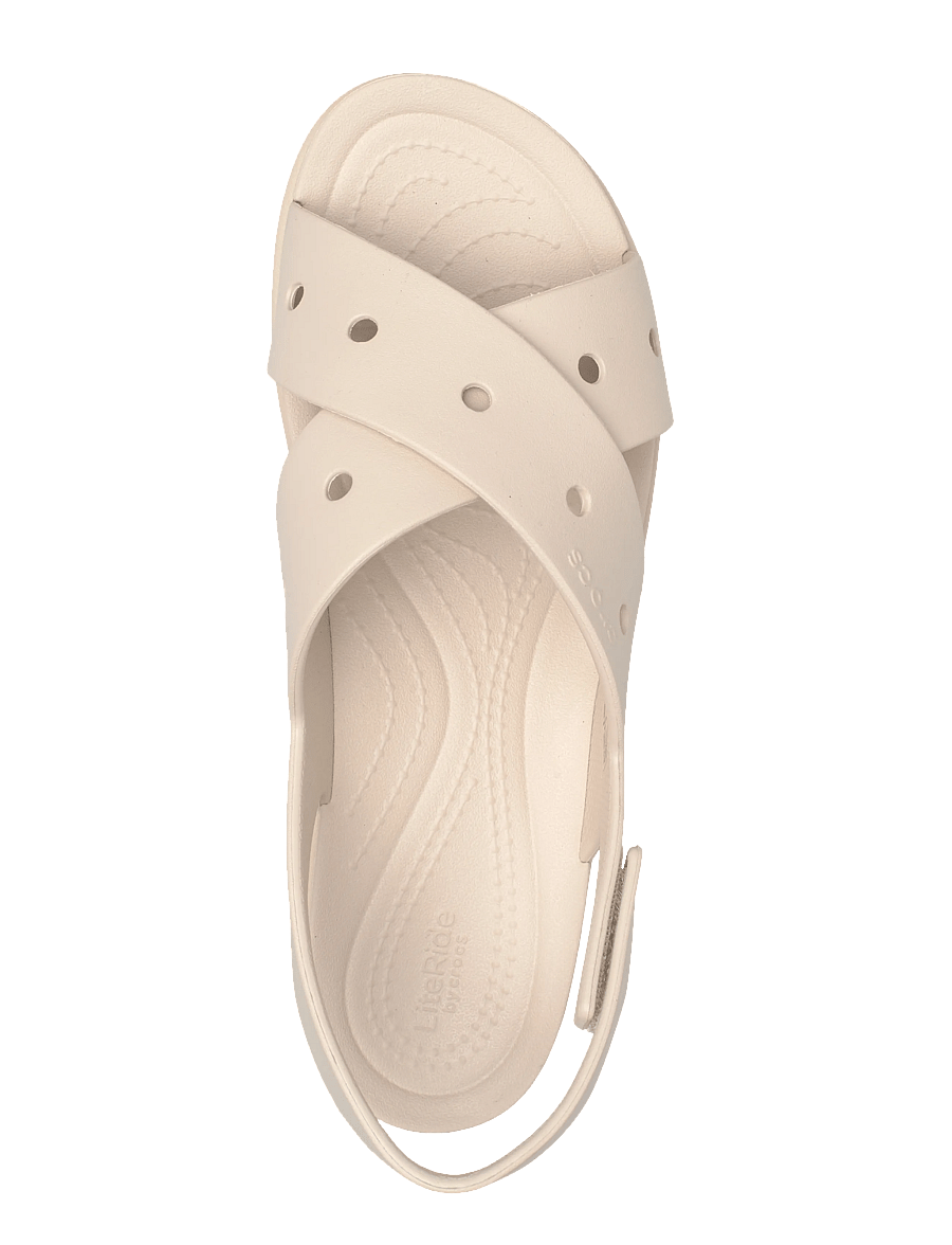 Crocs - Brooklyn 4U Cross Strap Sandal - platvorm-sandaalid - frappe - 3