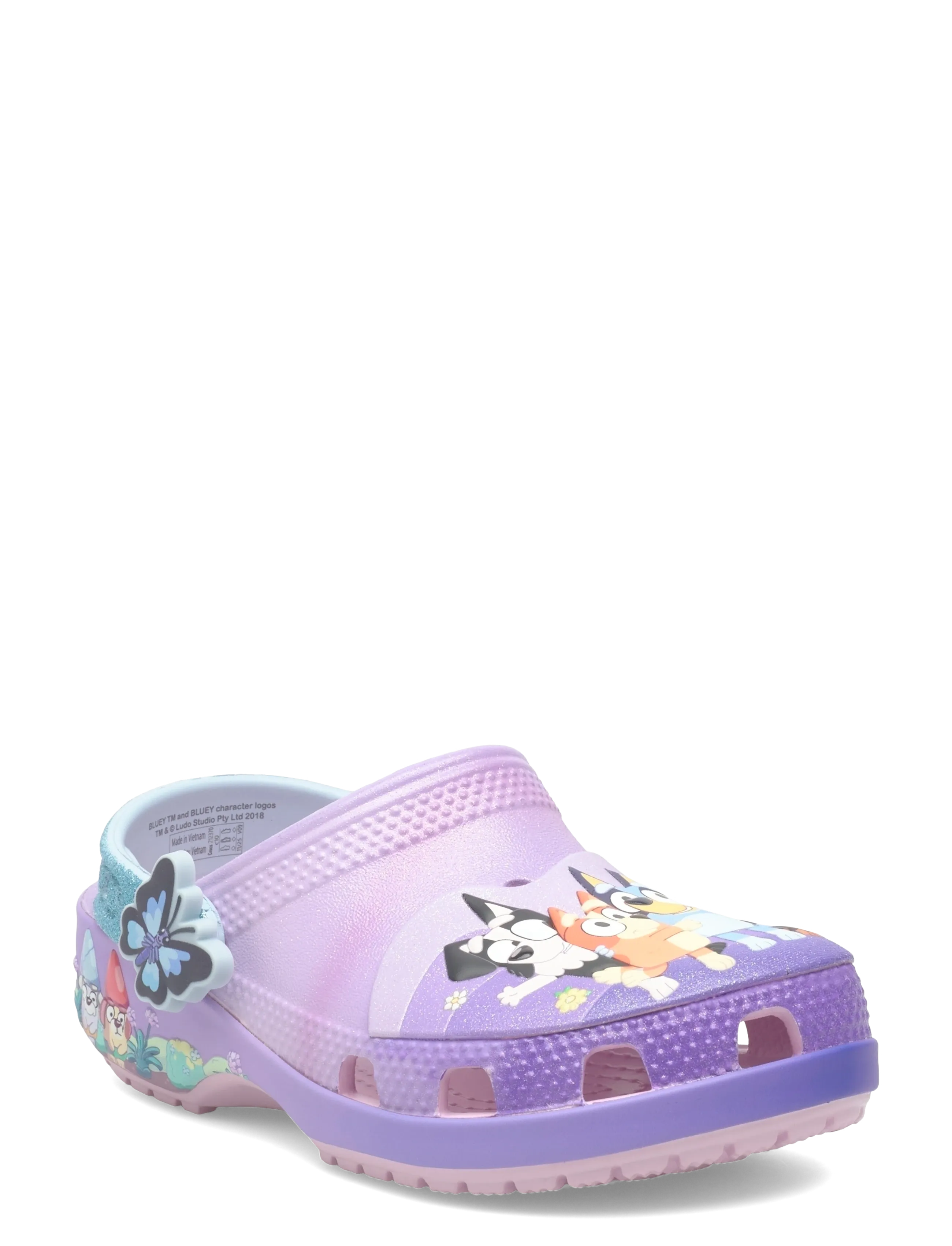 Crocs Bluey Multi Pink Cls Clg T, Børn, Børne Karakter Clog, Lila, Str: 22/23