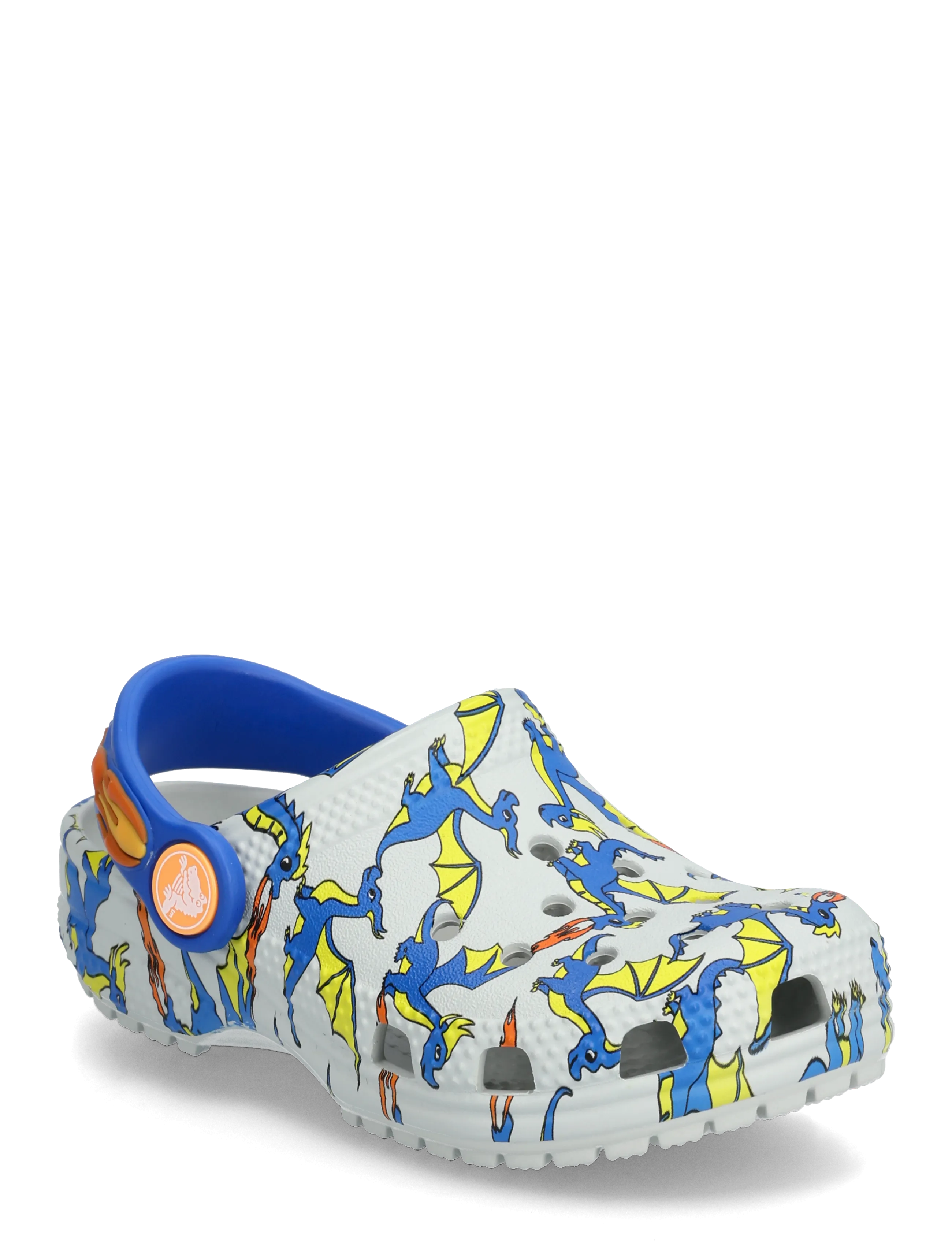 Crocs Classic Dragon Graphic Clog T, 20/21, Schuhe, Mehrfarbig/gemustert - Clogs, Kinder