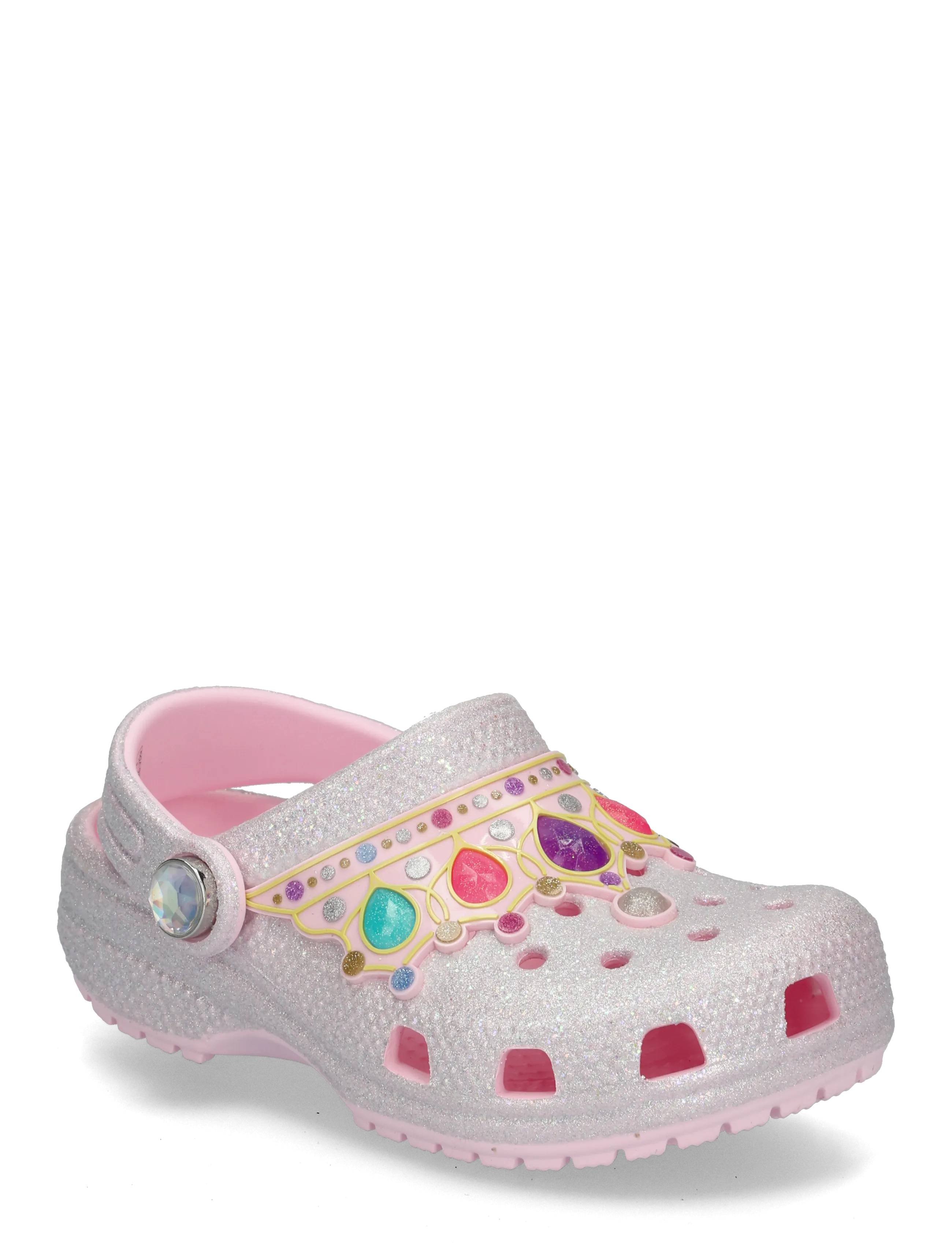 Crocs Classic Iam Princess Clog T, Børn, Glitter Prinsesse Clog, Lyserød, Str: 24/25