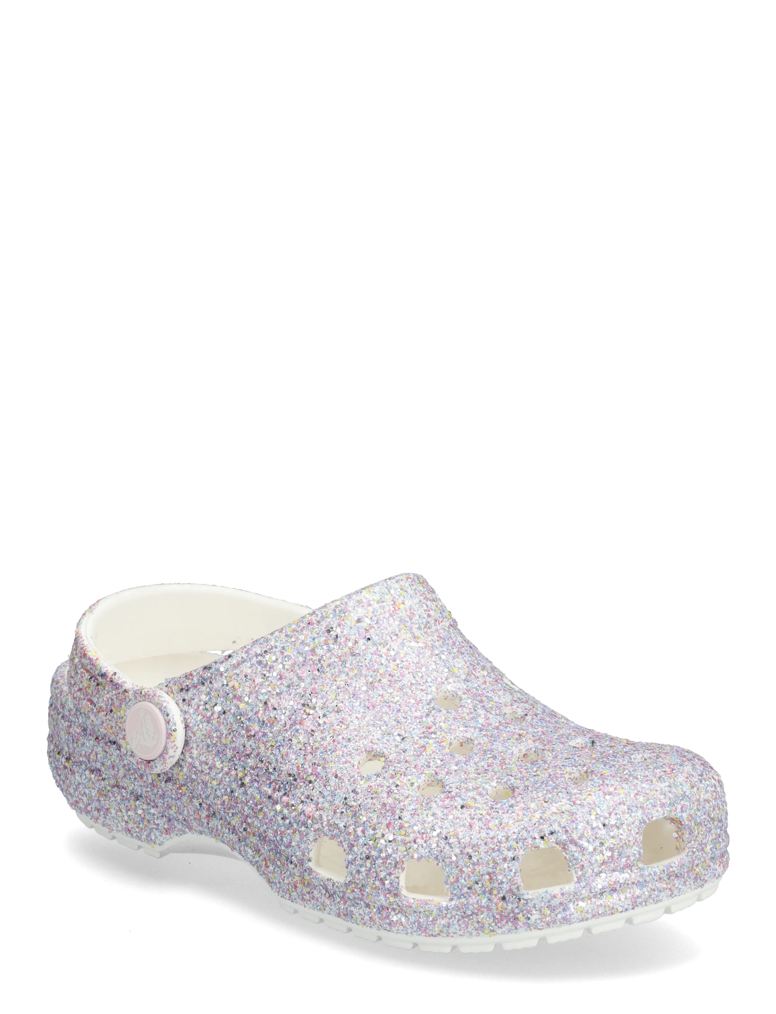 Crocs Classic Fantasy Glitter Clog K - Jalanõud - WHITE / white