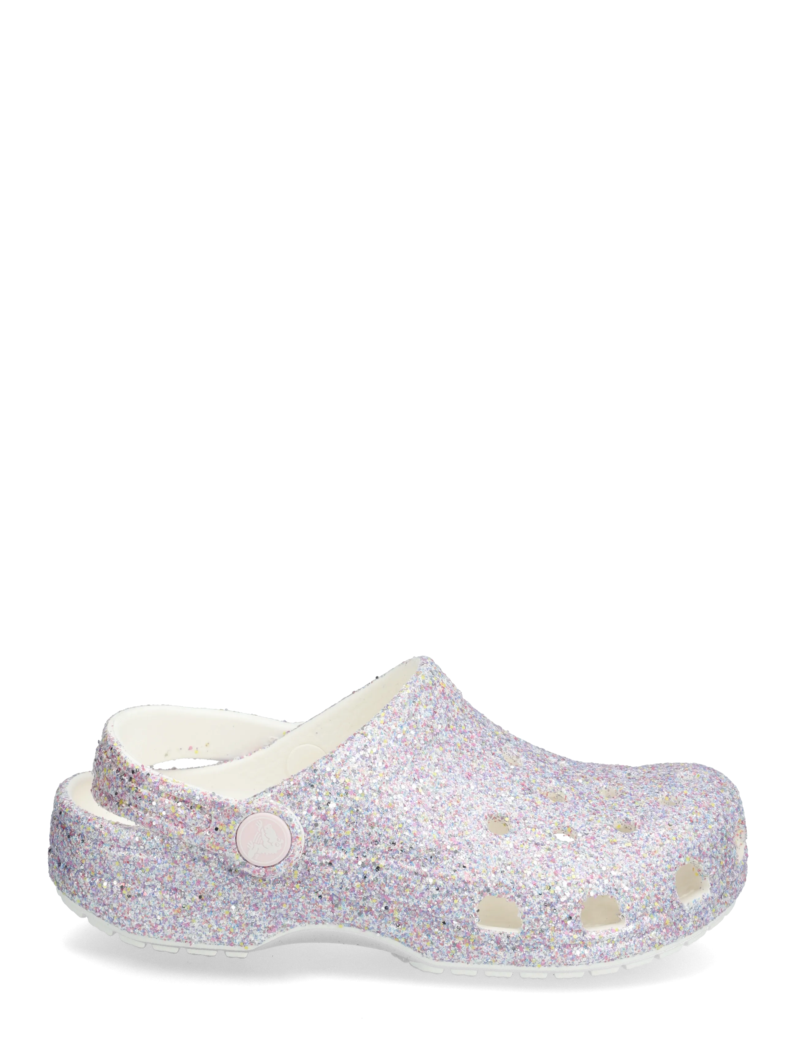 Crocs - Classic Fantasy Glitter Clog K - tupeles - white - 1