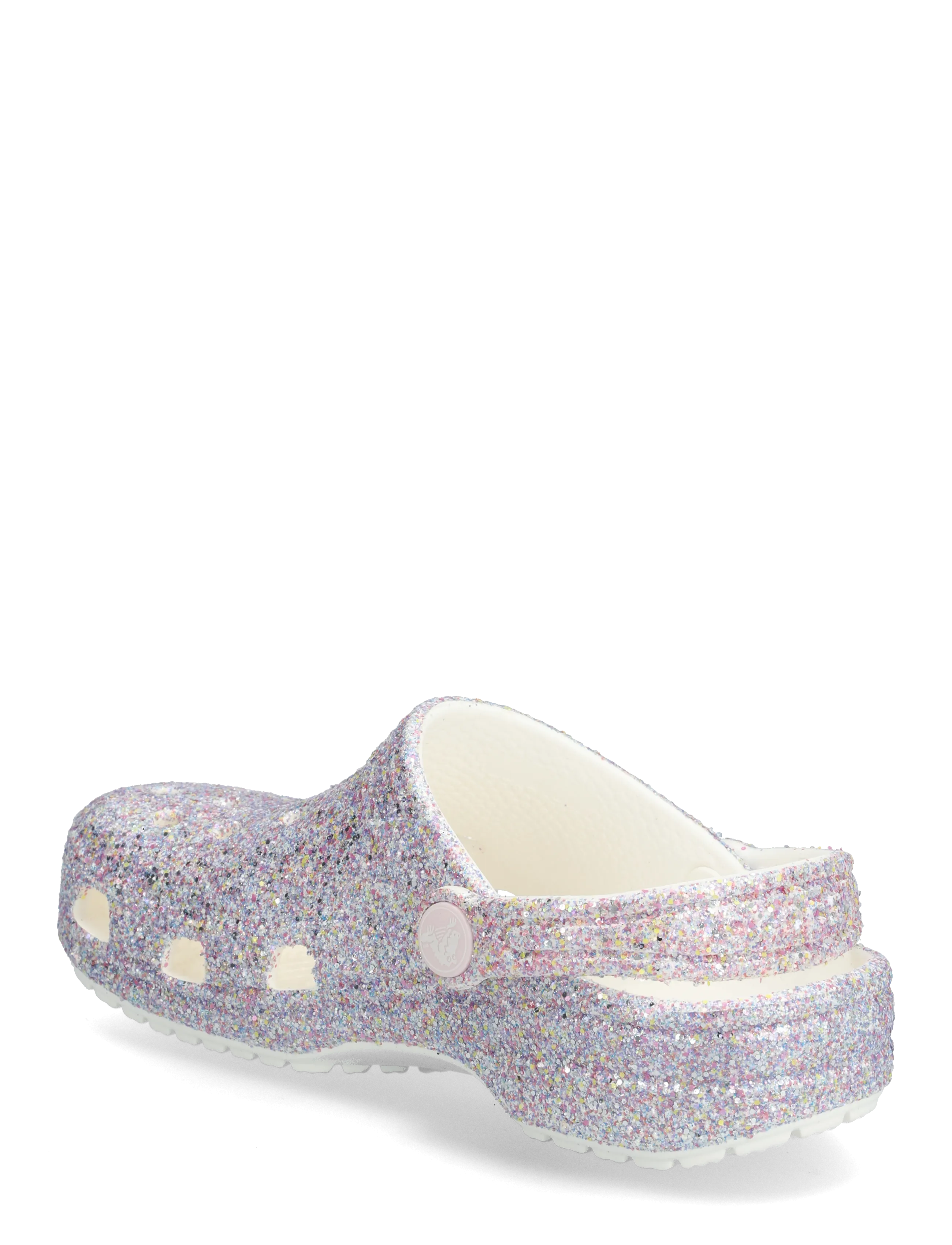 Crocs - Classic Fantasy Glitter Clog K - tupeles - white - 2