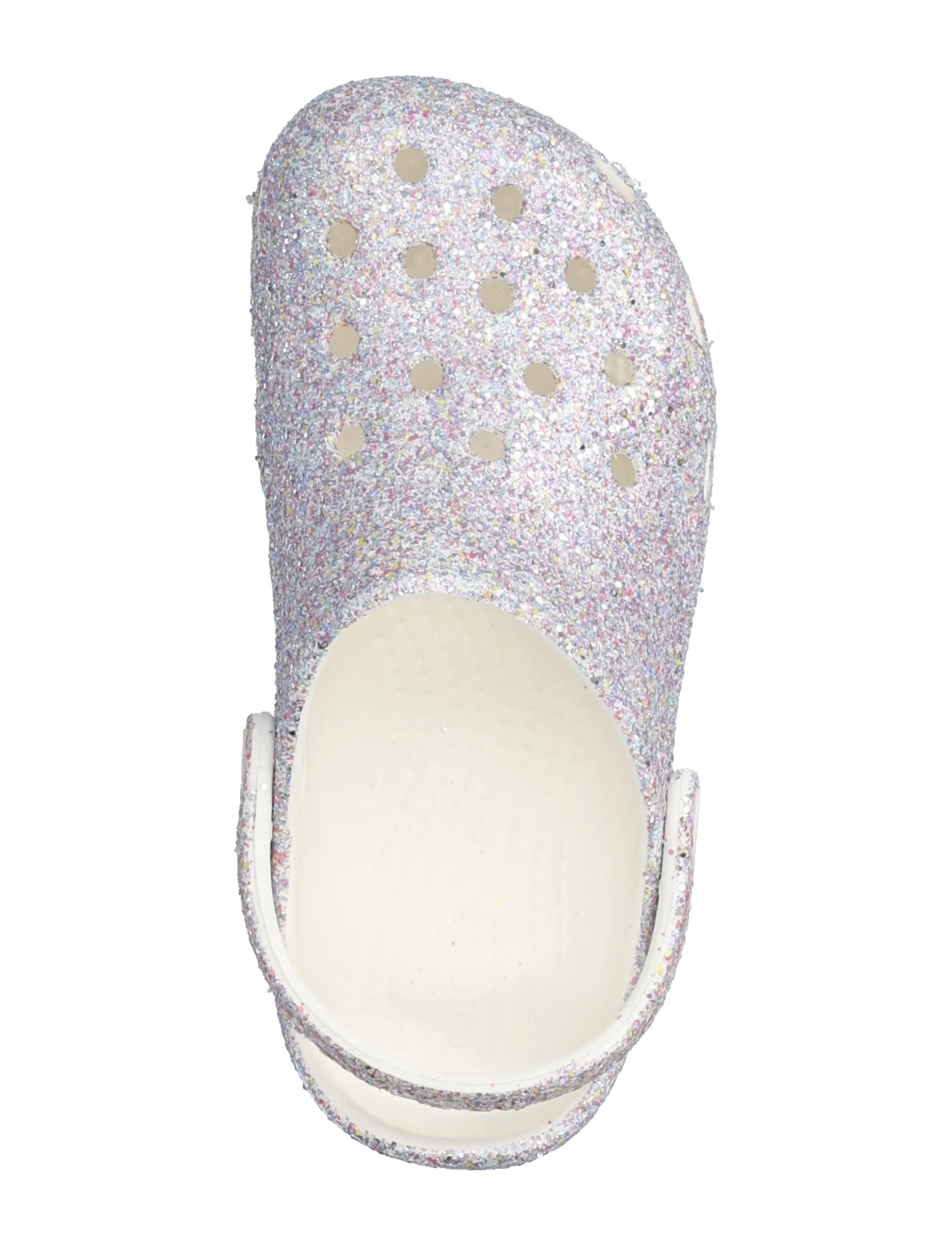 Crocs - Classic Fantasy Glitter Clog K - tupeles - white - 3