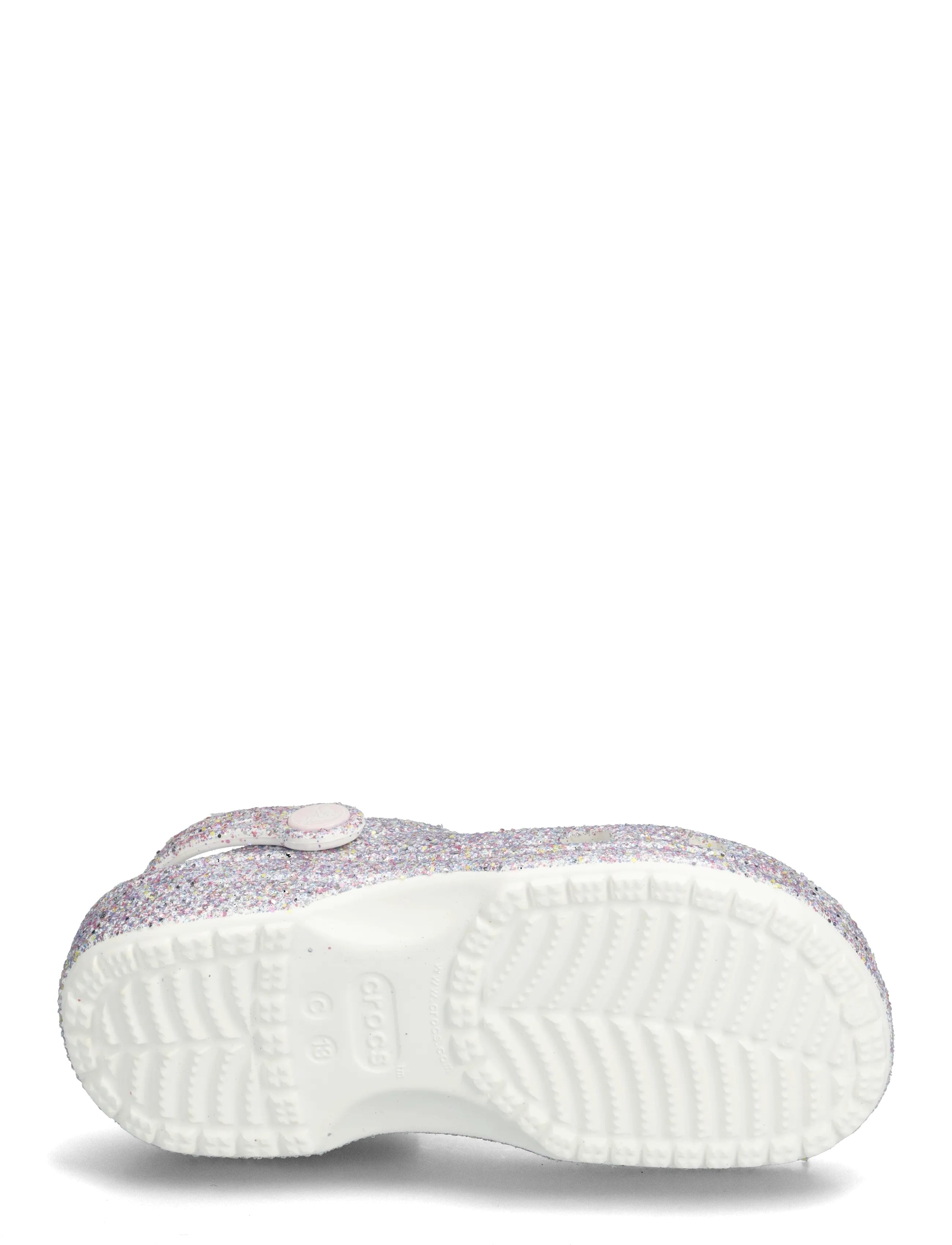 Crocs - Classic Fantasy Glitter Clog K - tupeles - white - 4