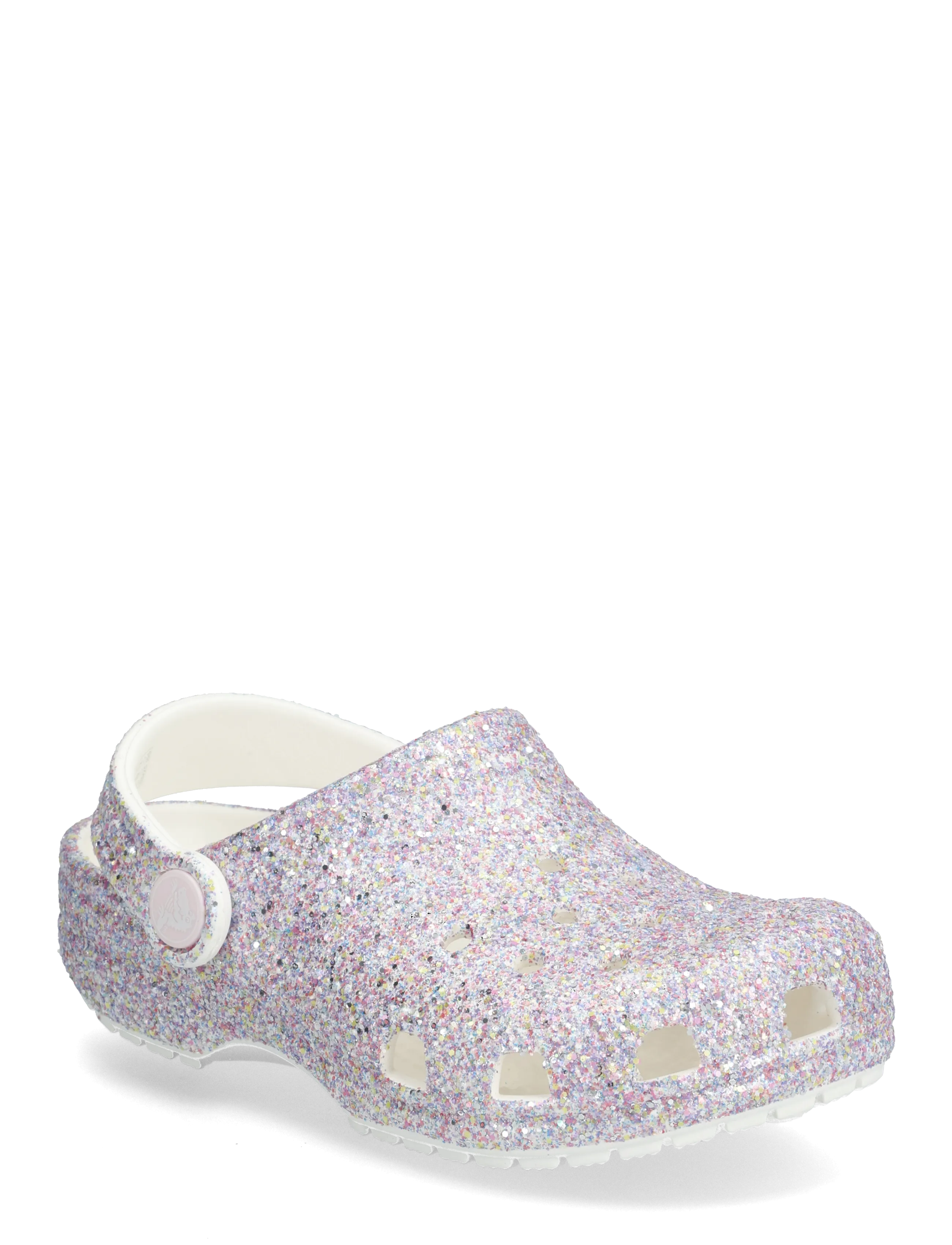 Crocs Classic Fantasy Glitter Clog T - Crocs - WHITE / multi