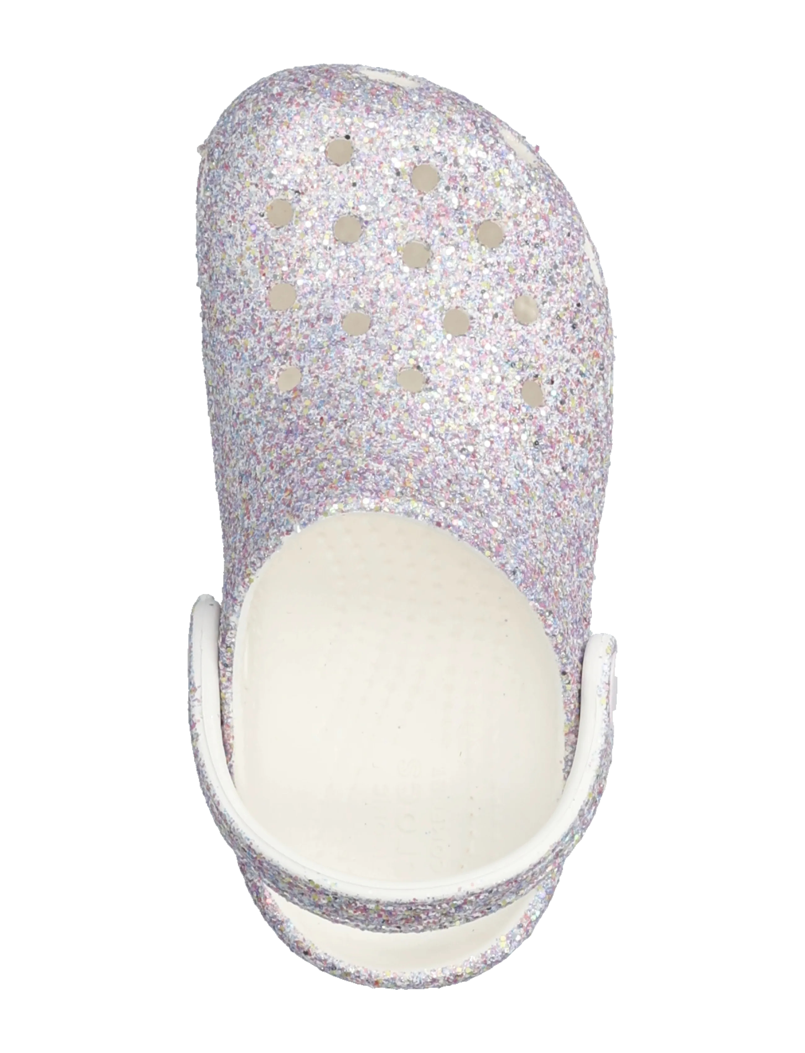 Crocs - Classic Fantasy Glitter Clog T - clogs - white - 3