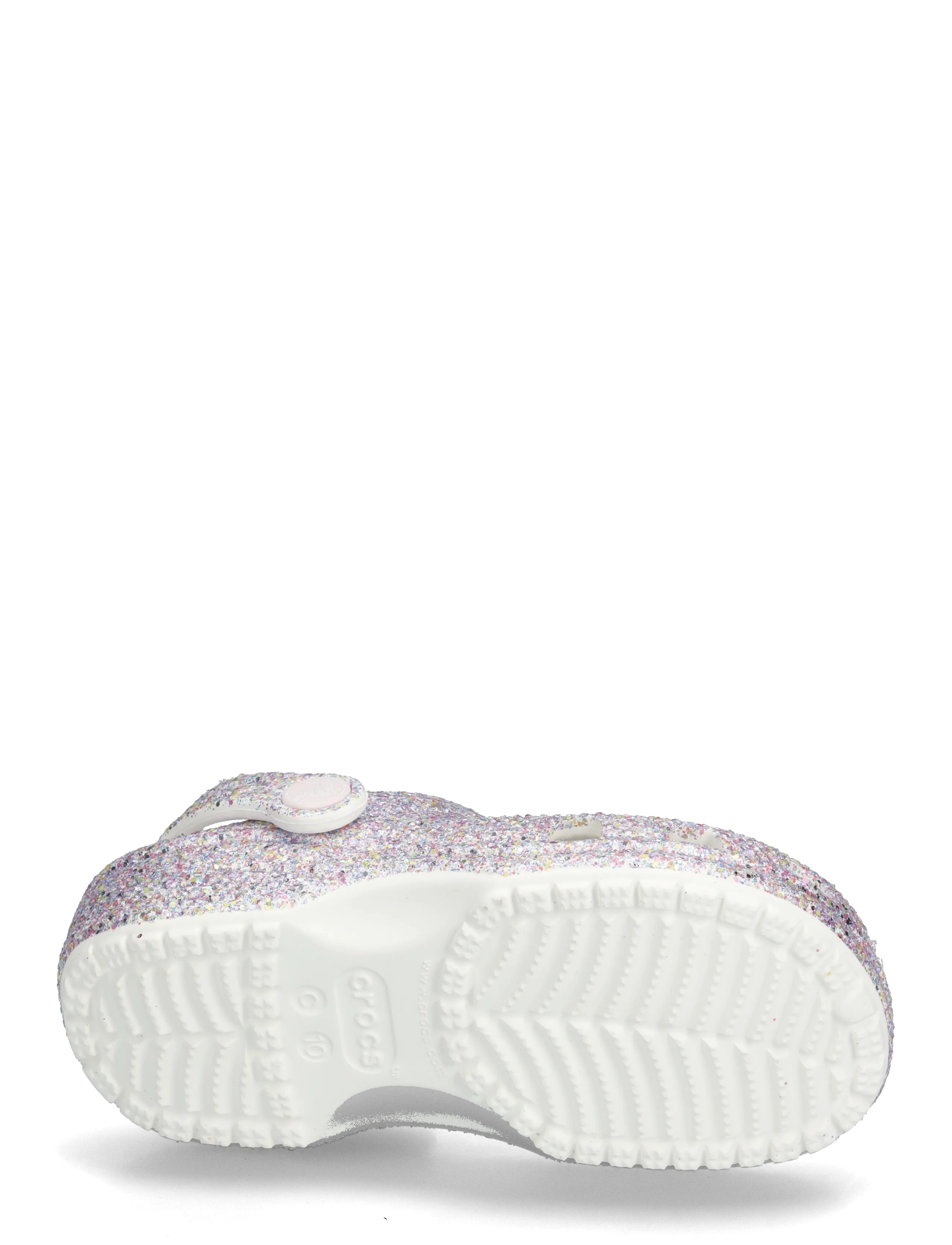 Crocs - Classic Fantasy Glitter Clog T - clogs - white - 4