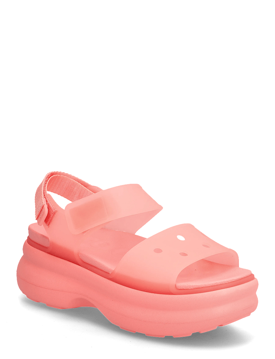 Crocs - Soho Frosted Y Strap Sandal - platvorm-sandaalid - guava - 0