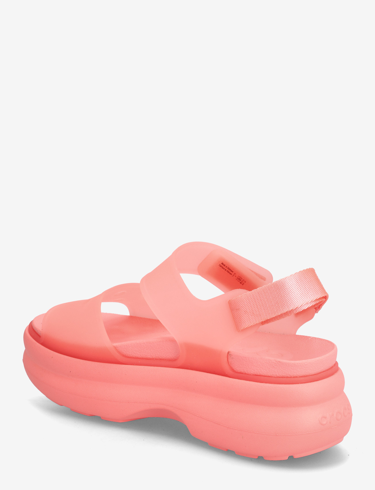 Crocs - Soho Frosted Y Strap Sandal - platform sandals - guava - 1
