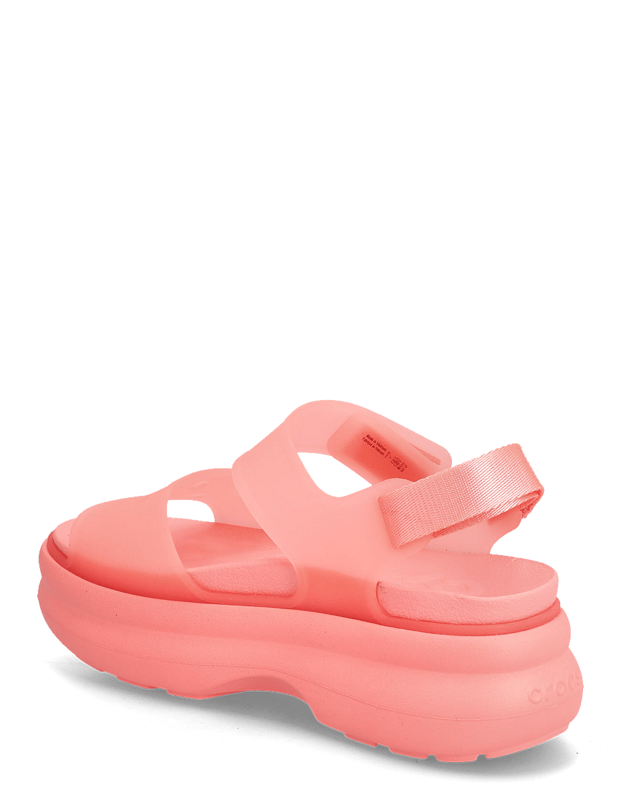 Crocs - Soho Frosted Y Strap Sandal - platvorm-sandaalid - guava - 1