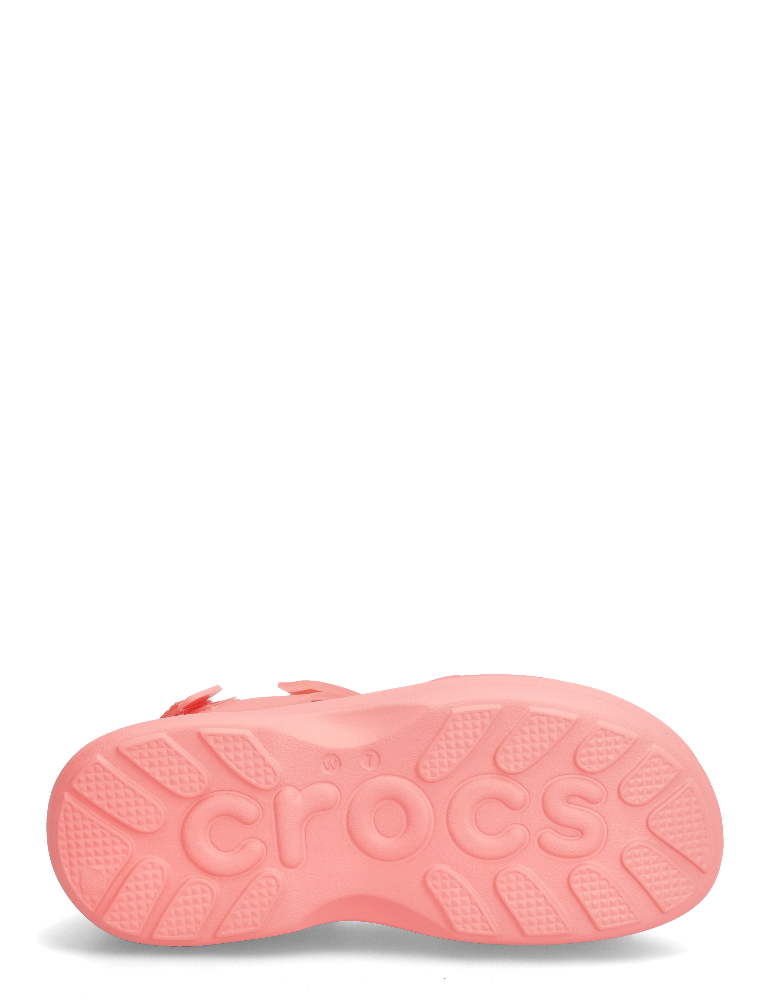 Crocs - Soho Frosted Y Strap Sandal - Þykkbotna sandalar - guava - 4