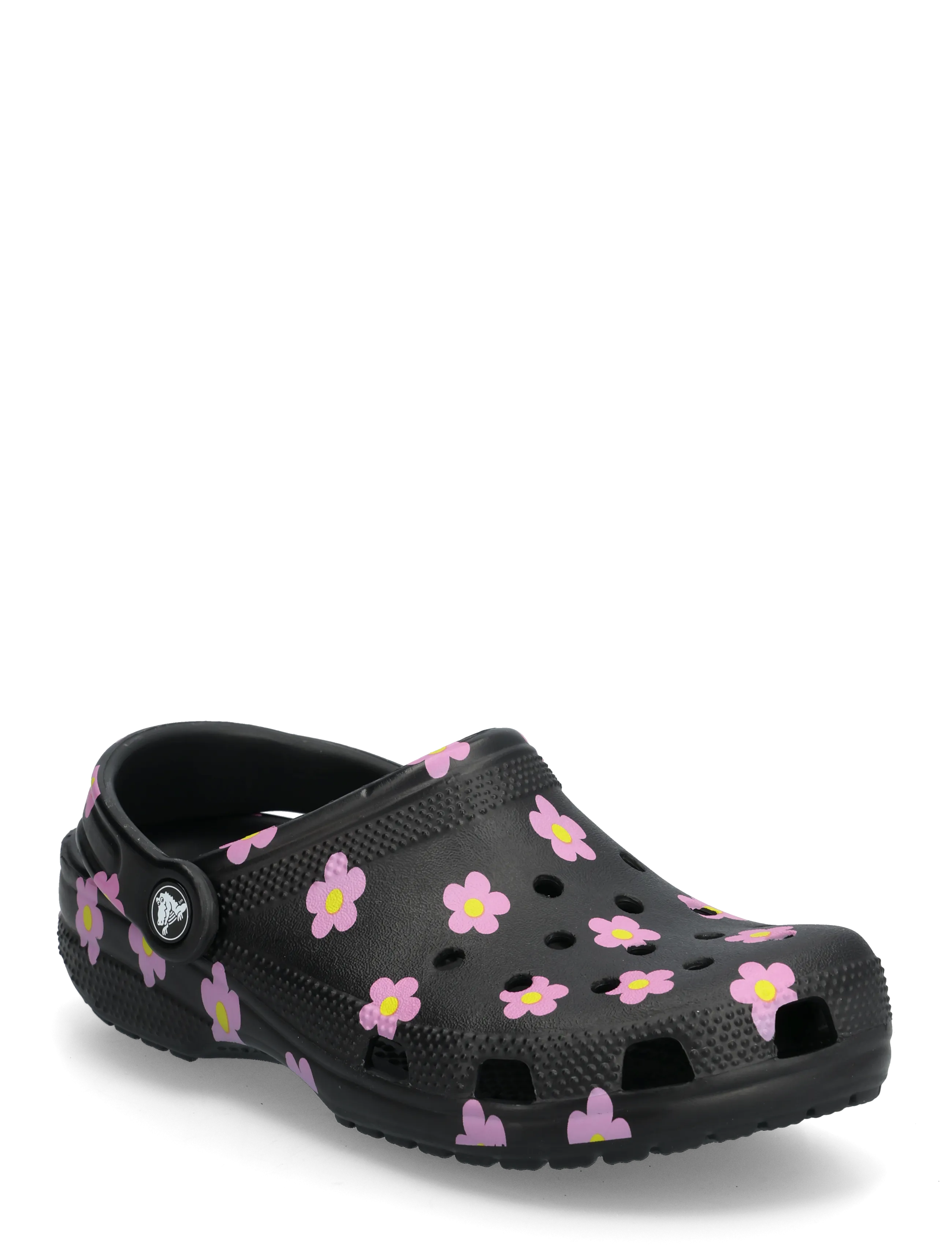 Crocs Classic Flower Clog, Kvinder, Blomster Clog, Sort, Str: 36/37