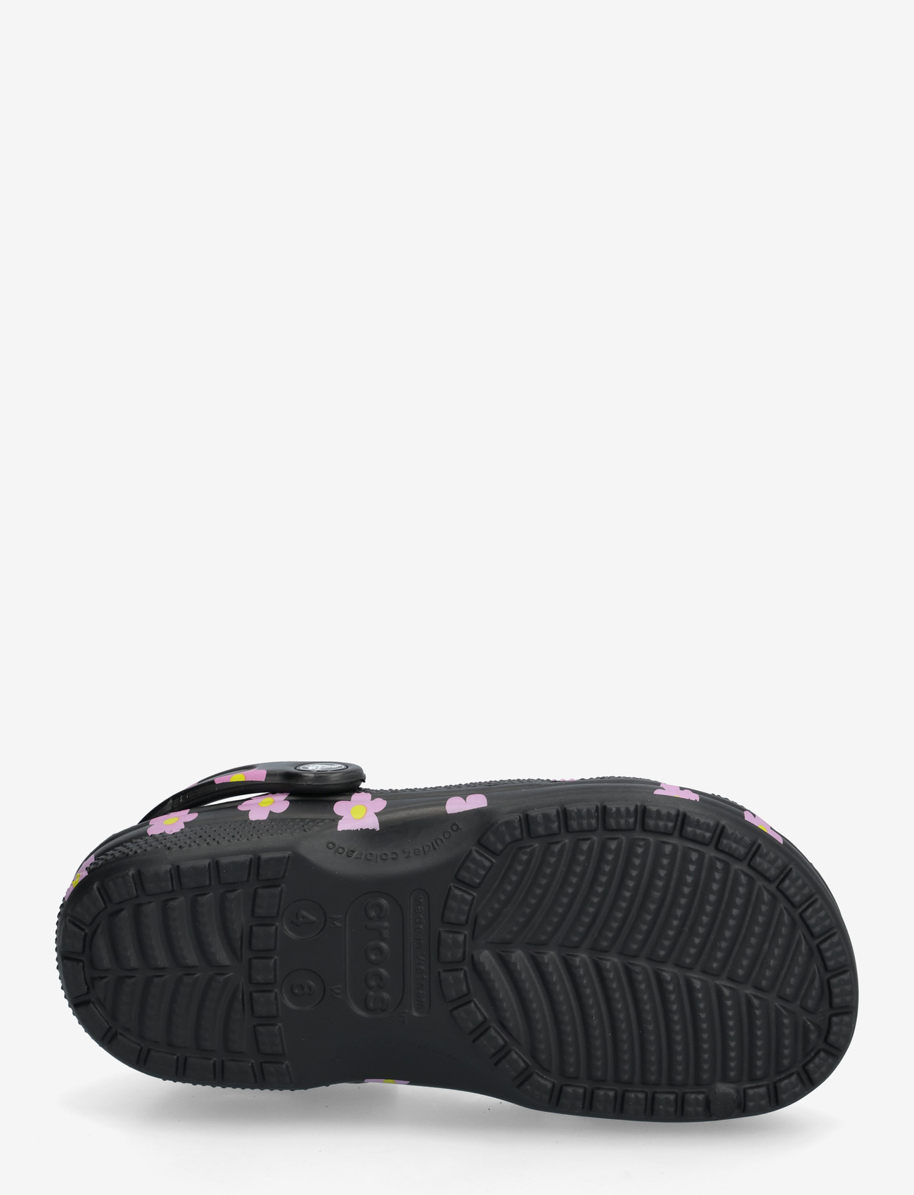 Crocs - Classic Flower Clog - clogs - black - 4