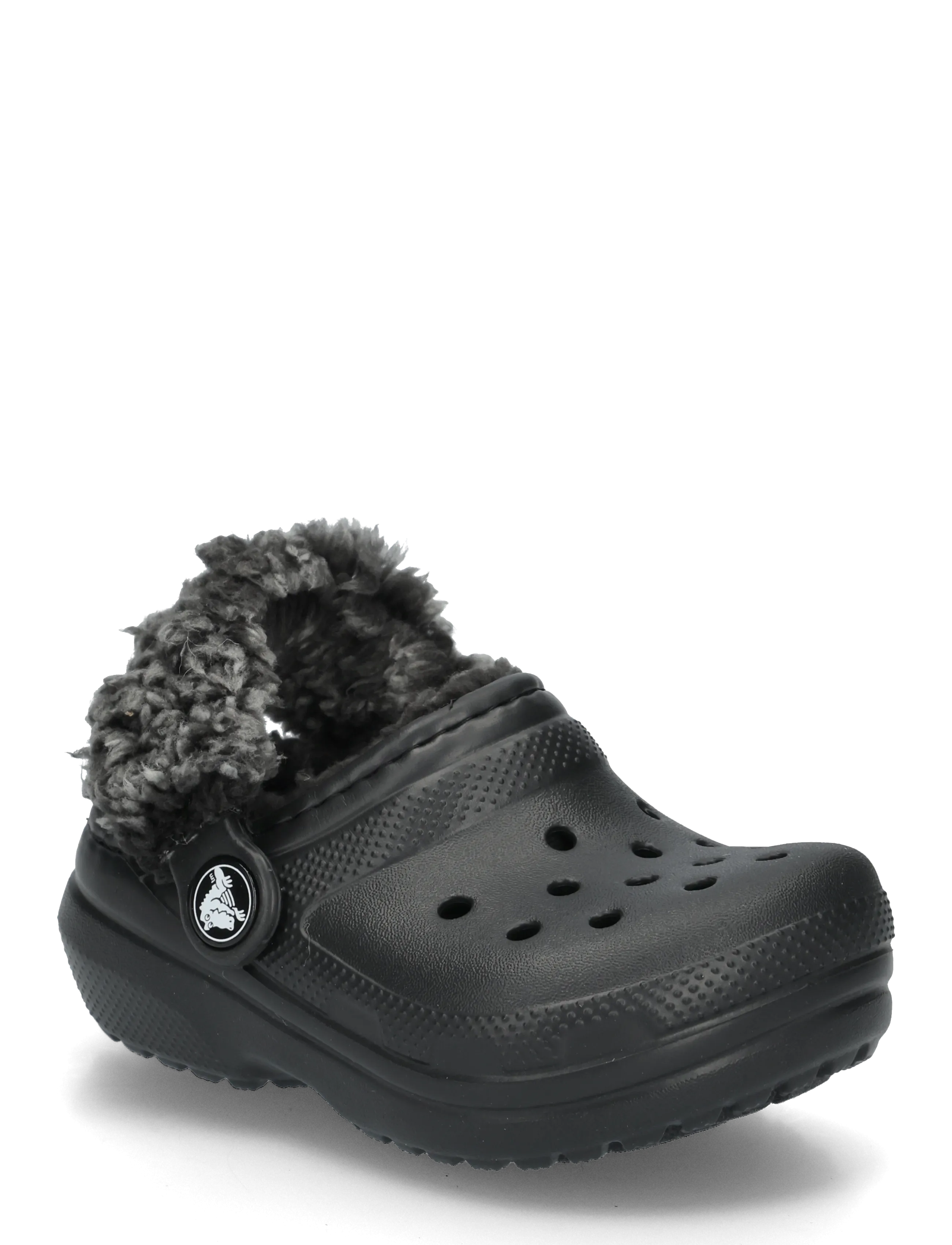 Crocs Classic Fleece Lined Clog T - Schuhe - BLACK / black