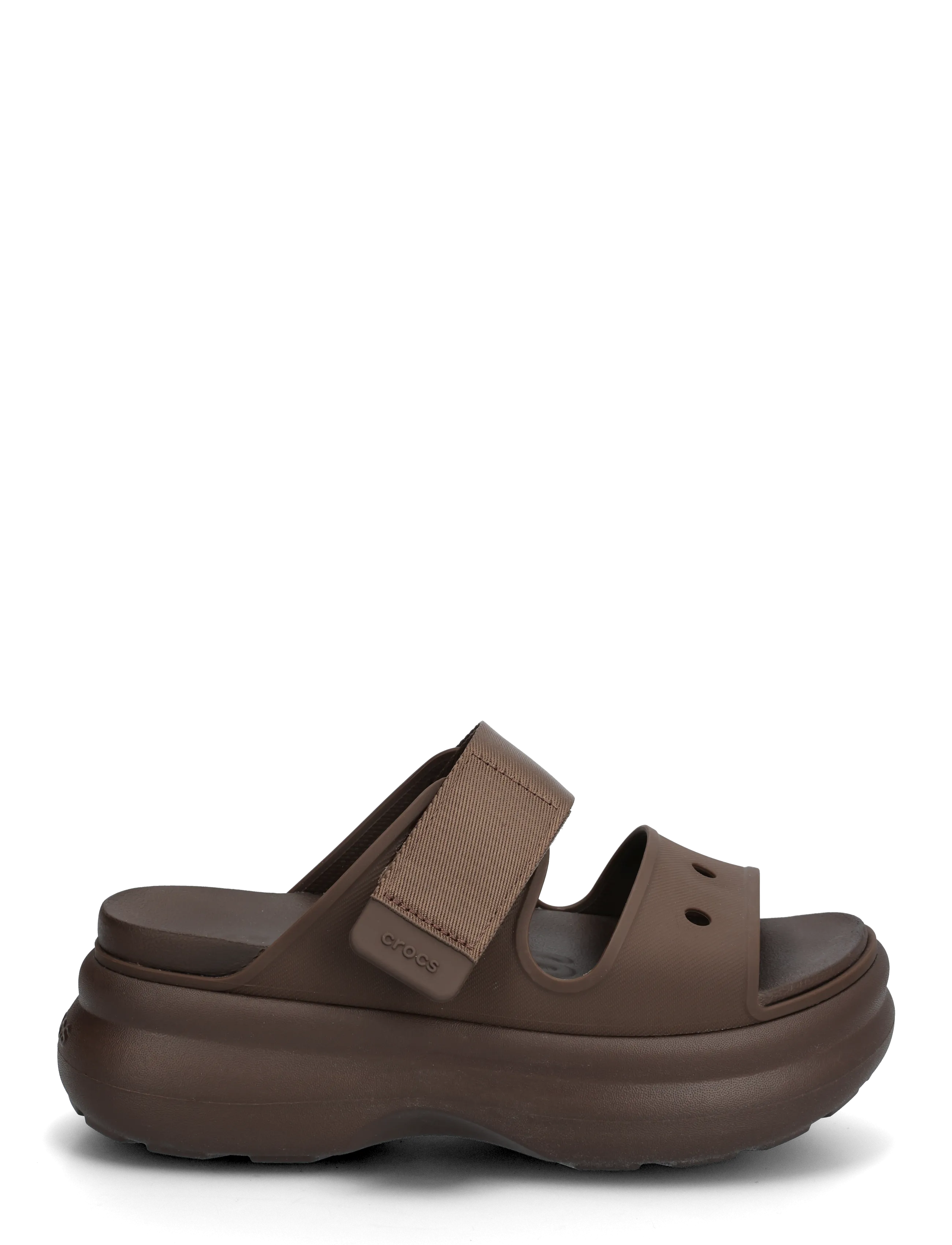 Crocs - Soho Two Strap Sandal - platåsandaler - coffee - 1