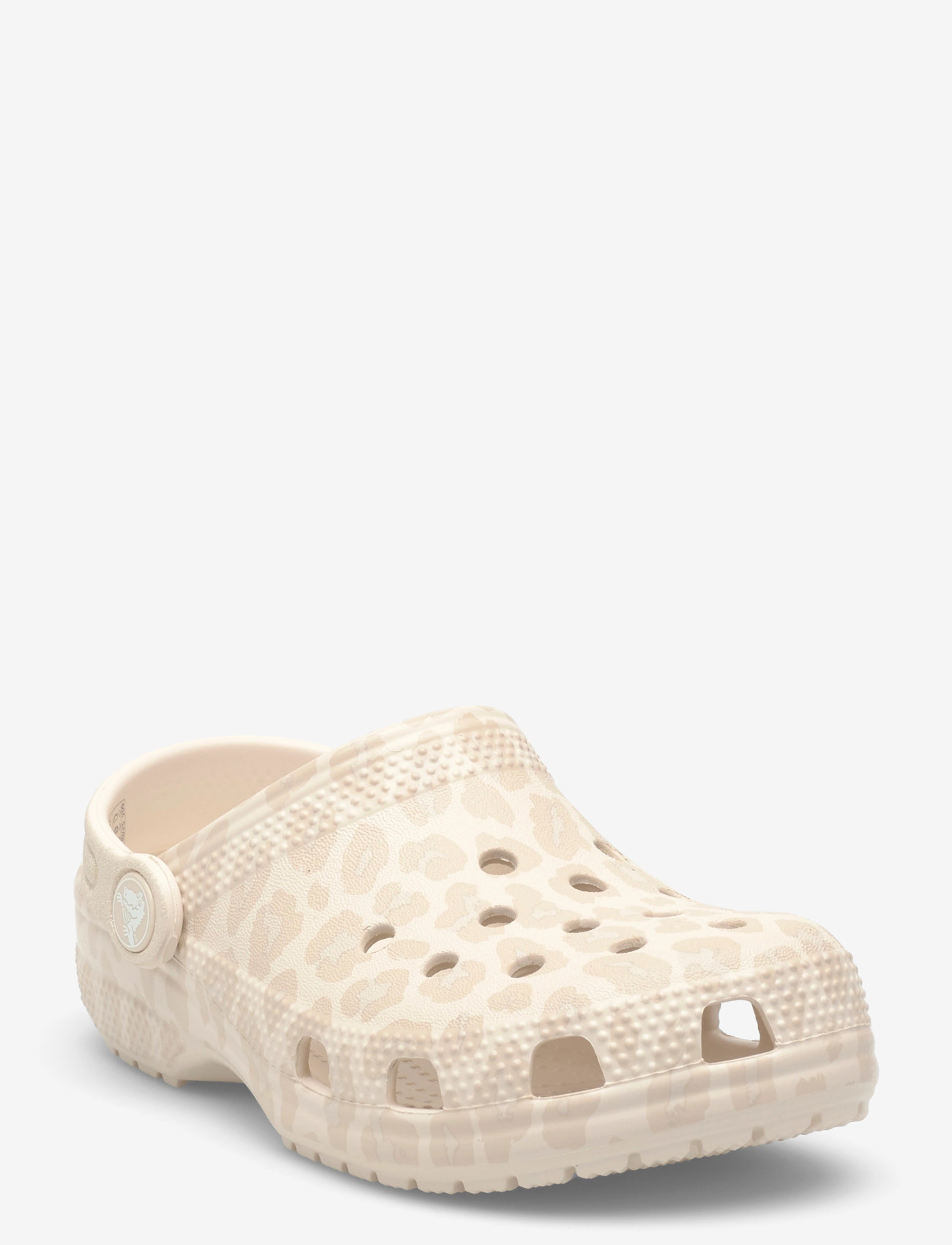 Crocs - Classic Animal Glitter Clog K - clogs - almond tint/leopard - 0