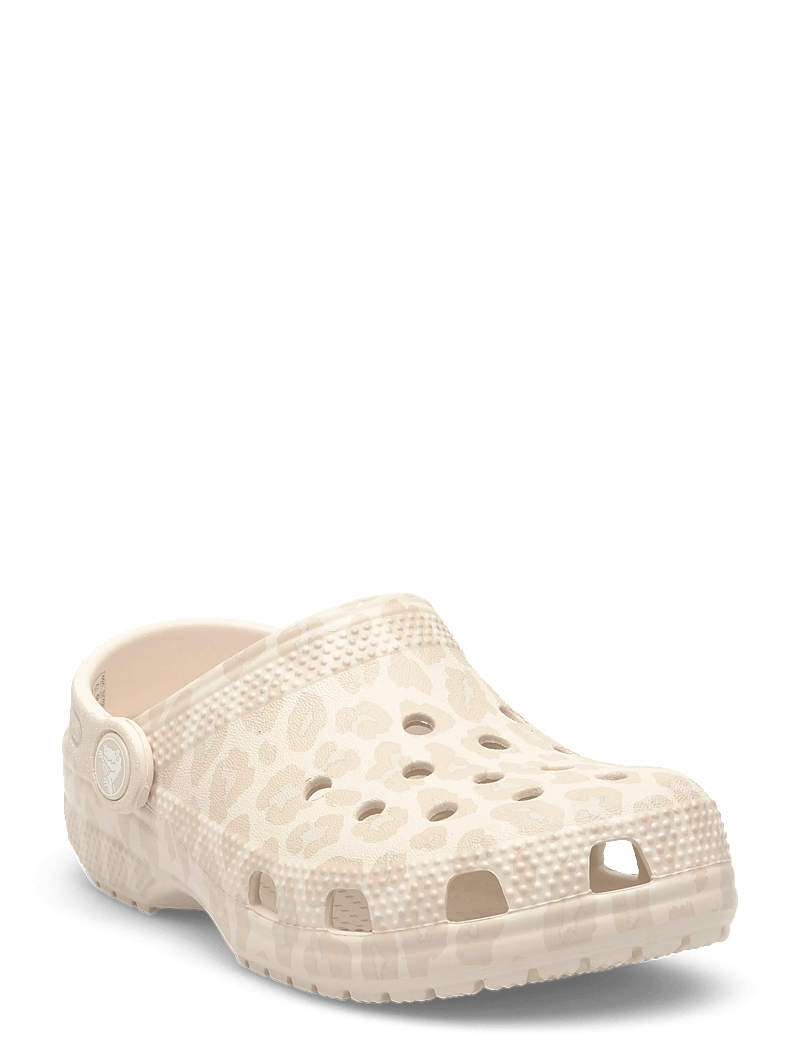 Crocs - Classic Animal Glitter Clog K - crocksid - almond tint/leopard - 0