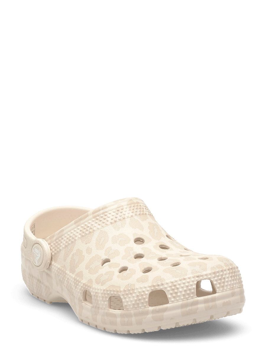 Crocs - Classic Animal Glitter Clog K - crocksid - almond tint/leopard - 0