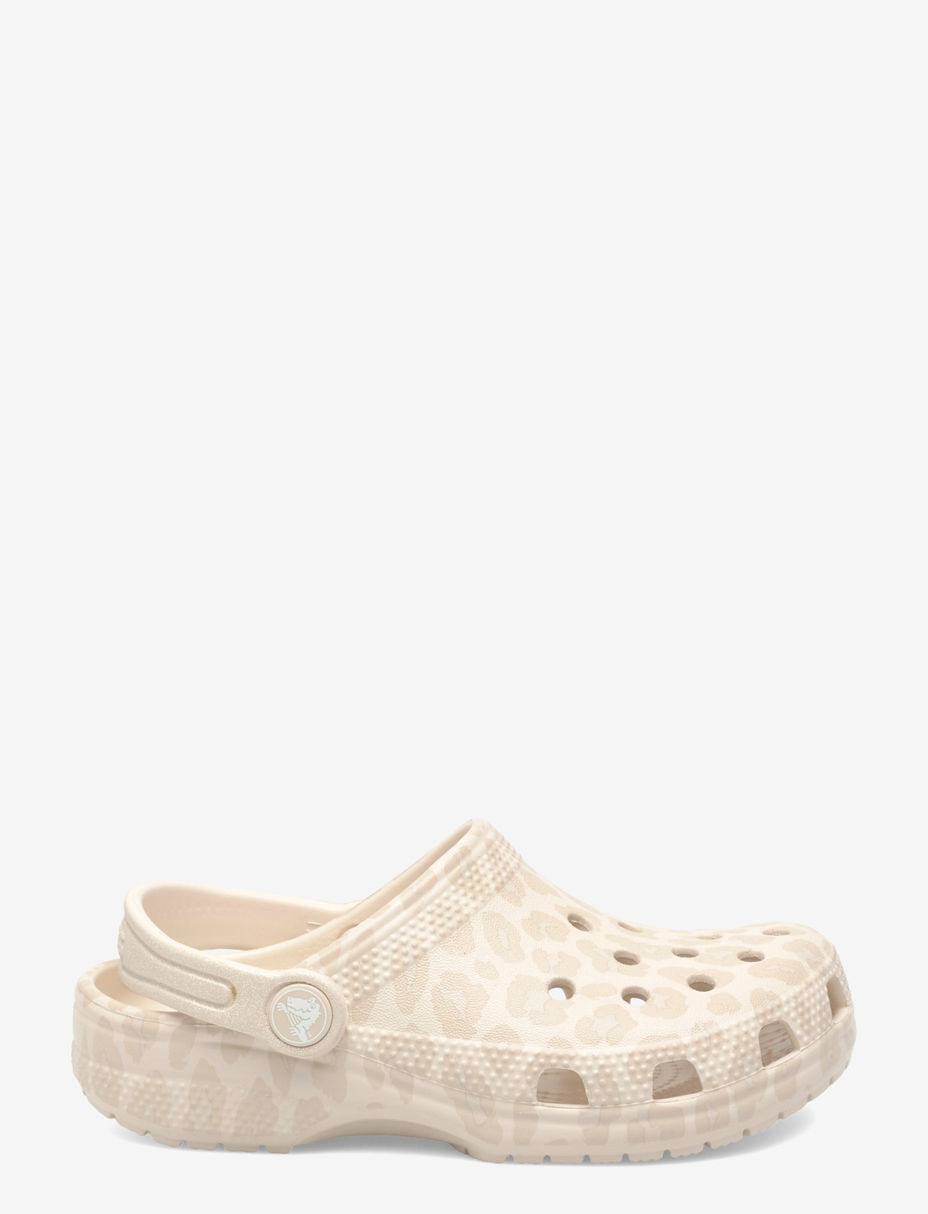 Crocs - Classic Animal Glitter Clog K - clogs - almond tint/leopard - 1