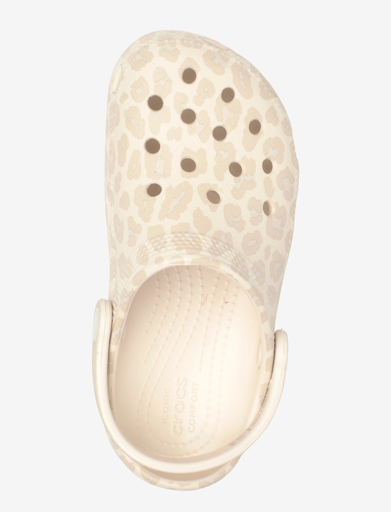 Crocs - Classic Animal Glitter Clog K - clogs - almond tint/leopard - 3
