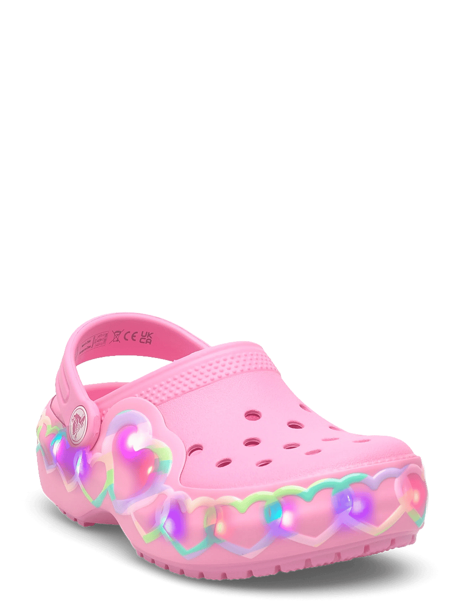 Crocs - Classic Heart Lights Clog K - clogs - pink lemonade - 0