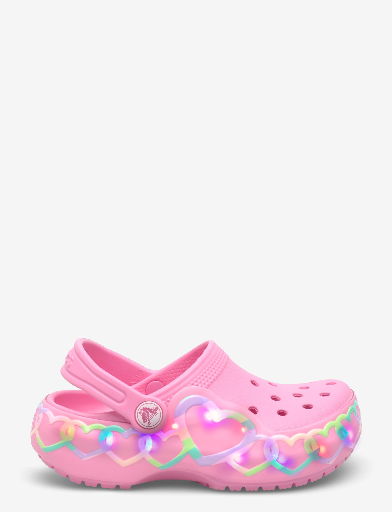 Crocs - Classic Heart Lights Clog K - clogs - pink lemonade - 1