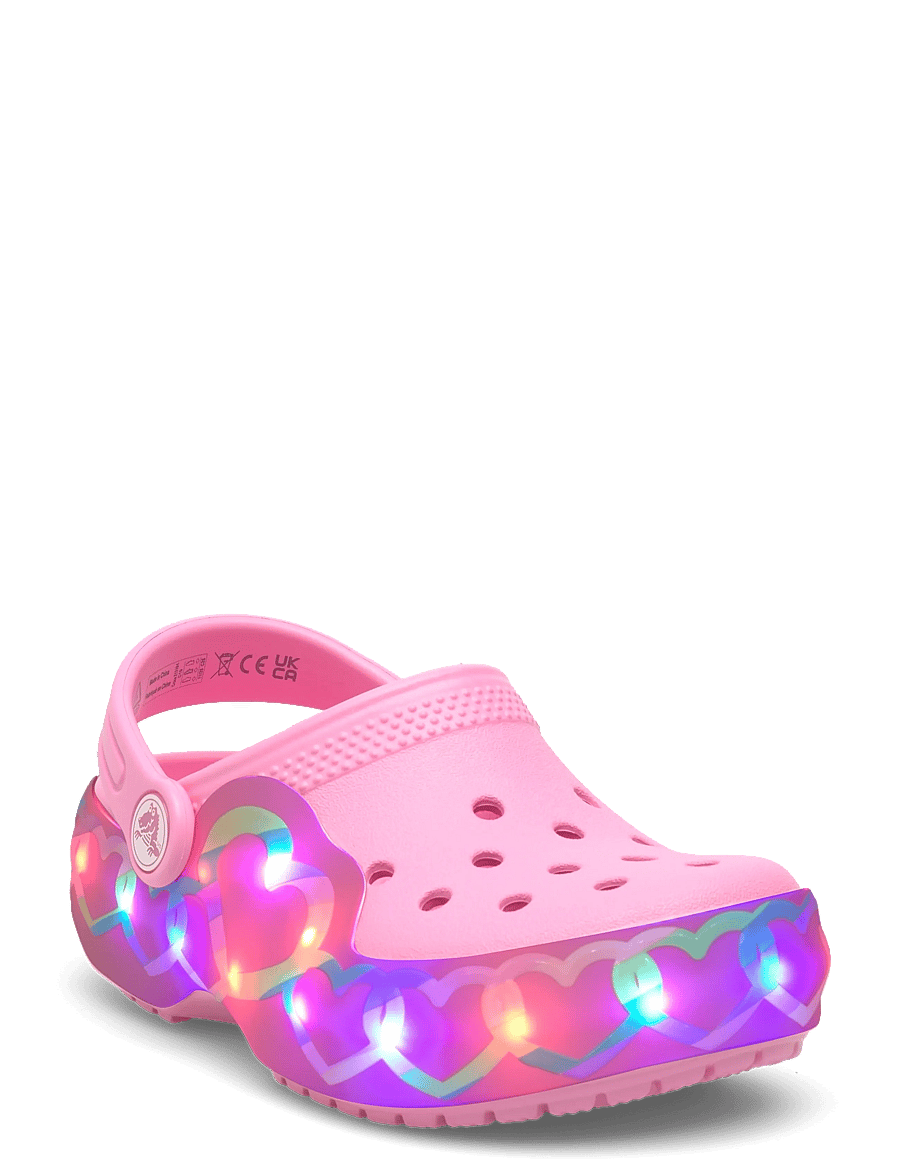 Crocs - Classic Heart Lights Clog T - pink lemonade - 0