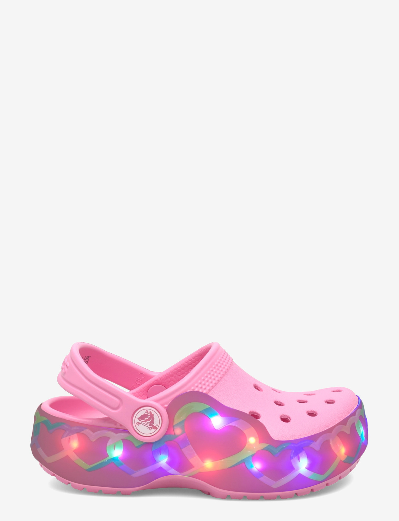Crocs - Classic Heart Lights Clog T - clogs - pink lemonade - 1