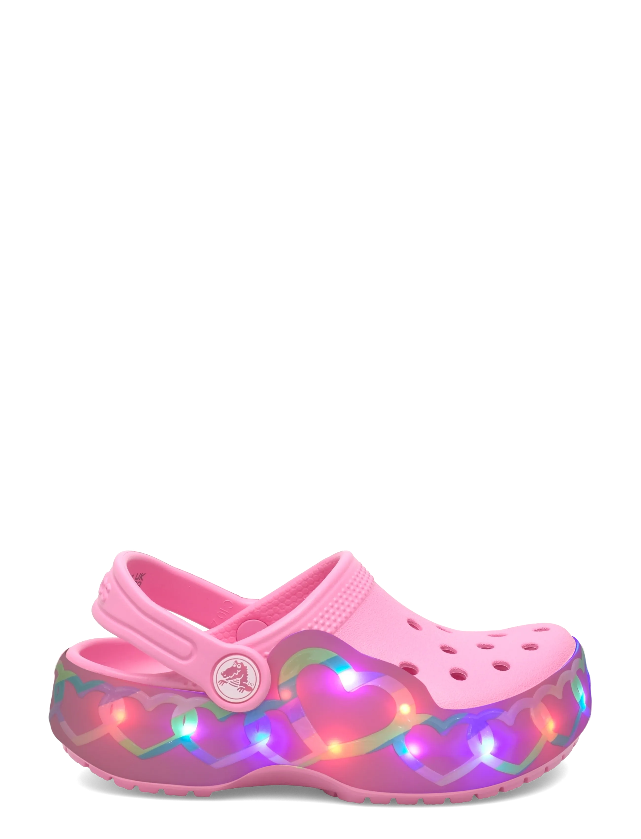 Crocs - Classic Heart Lights Clog T - pink lemonade - 1