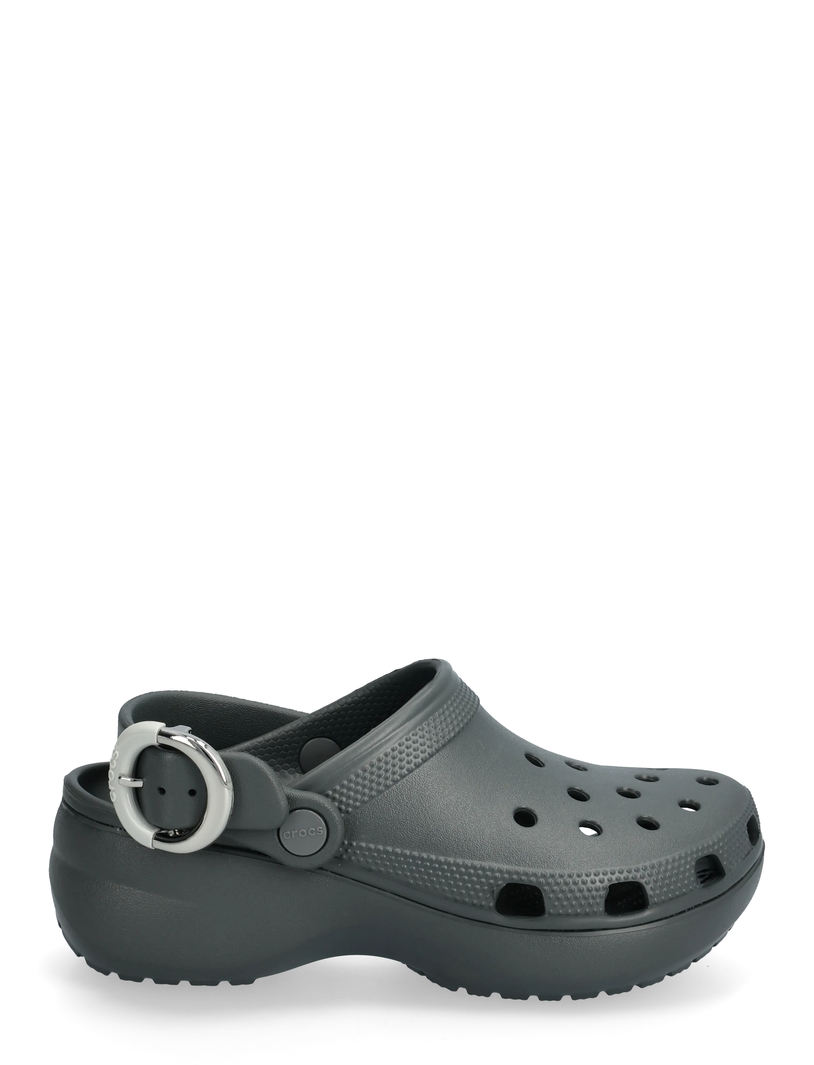 Crocs - Cls Platform Dipped Buckle Clg - clogs - carbon - 1