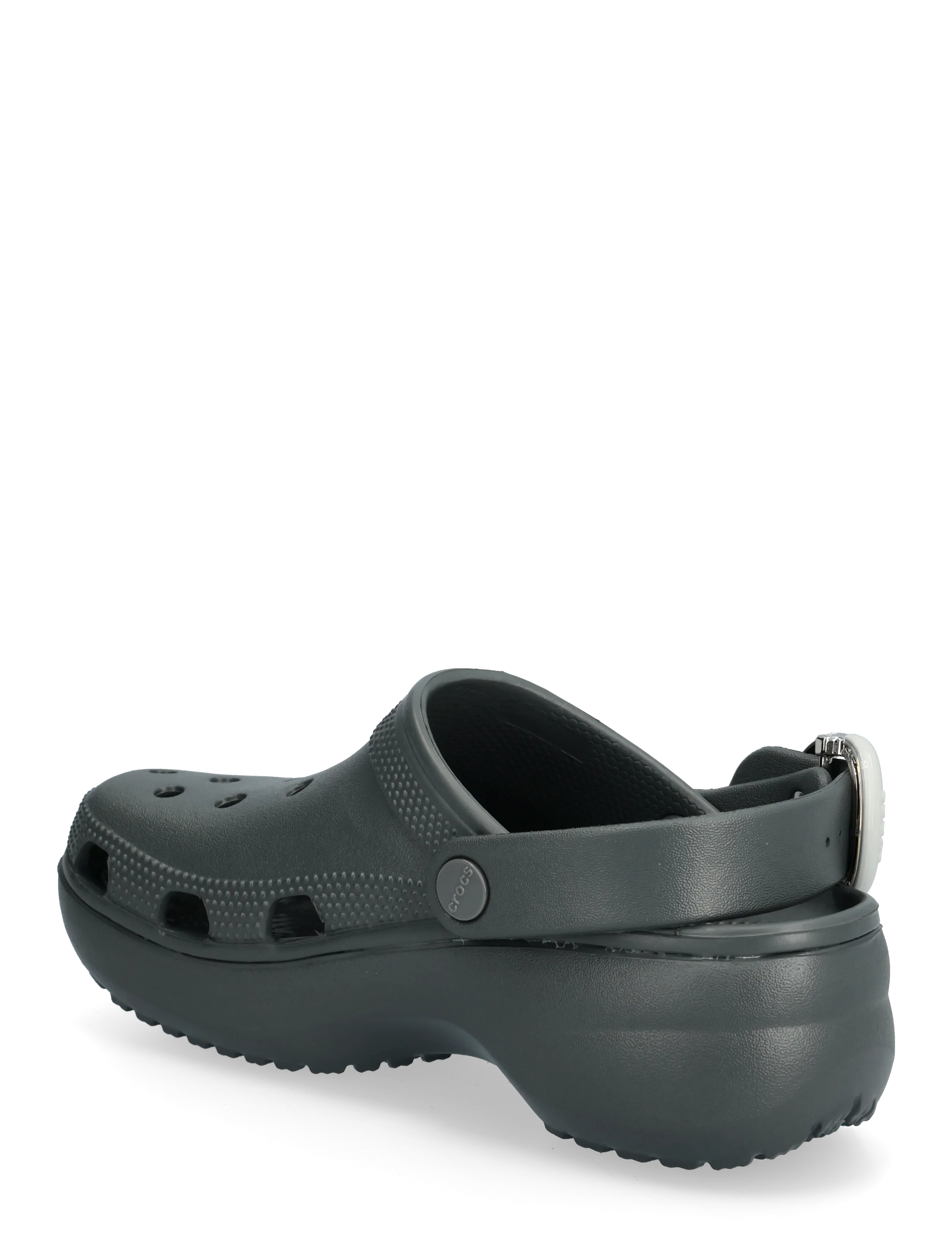 Crocs - Cls Platform Dipped Buckle Clg - clogs - carbon - 2
