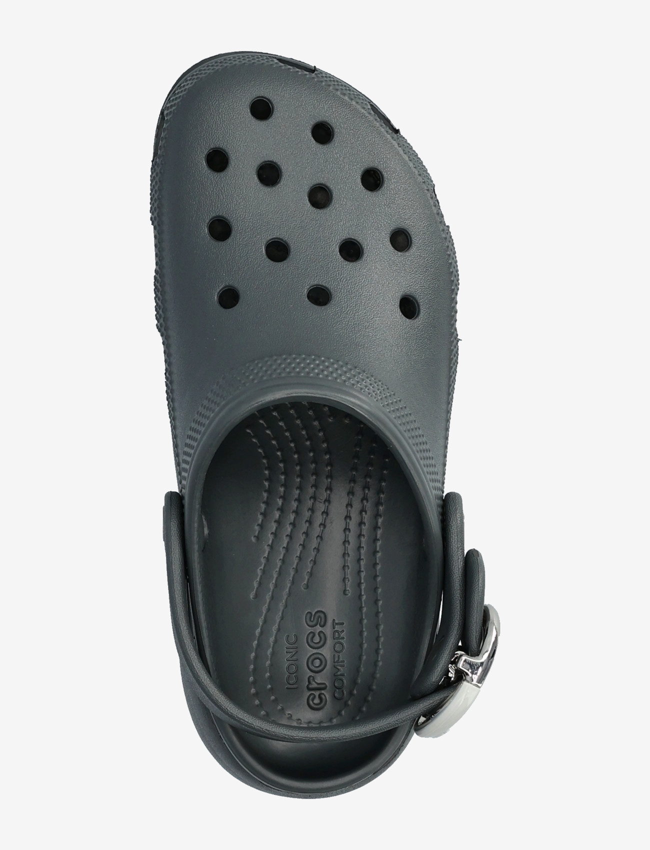 Crocs - Cls Platform Dipped Buckle Clg - clogs - carbon - 3