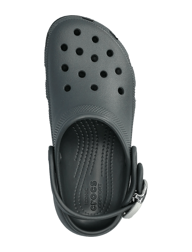 Crocs - Cls Platform Dipped Buckle Clg - clogs - carbon - 3