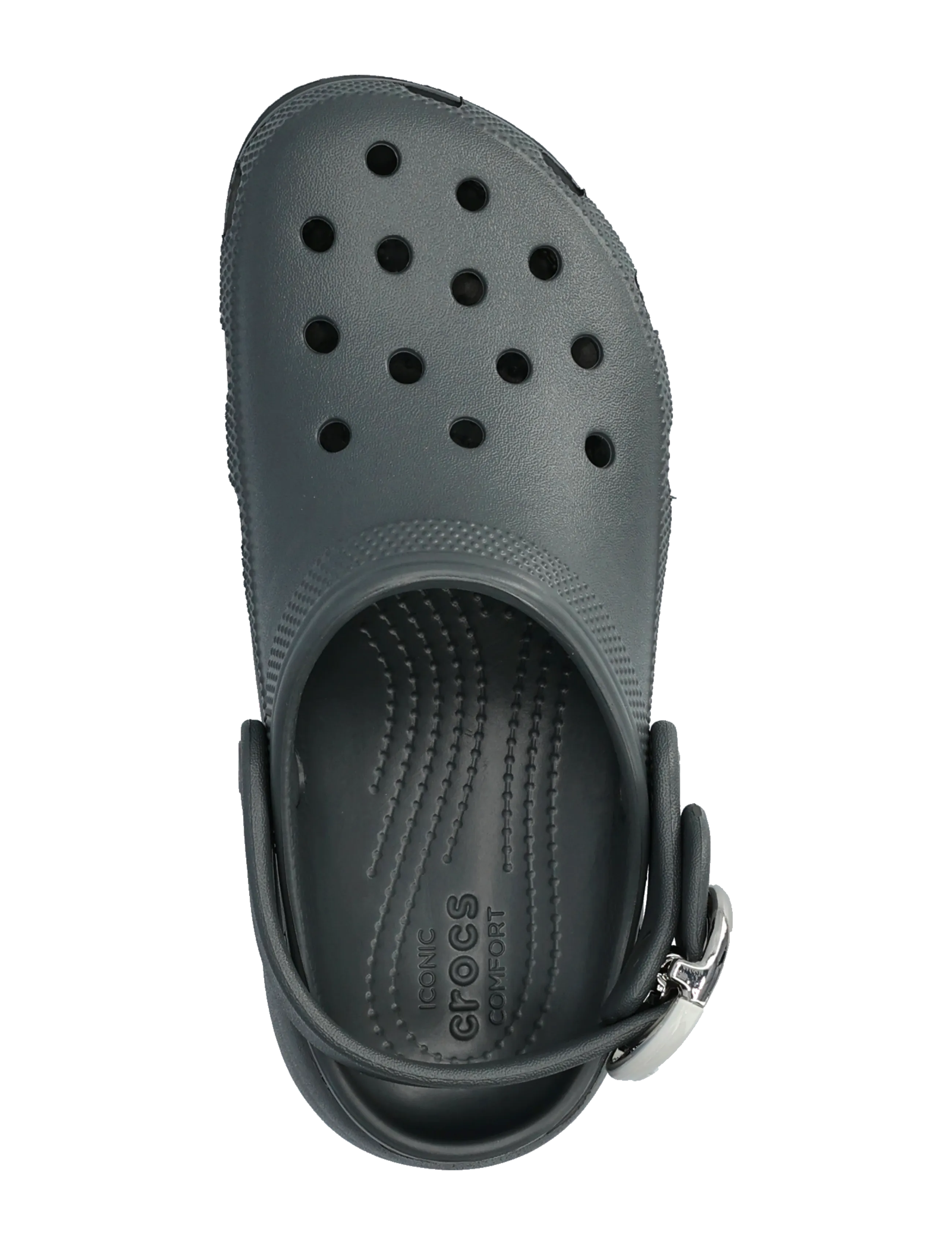 Crocs - Cls Platform Dipped Buckle Clg - clogs - carbon - 3