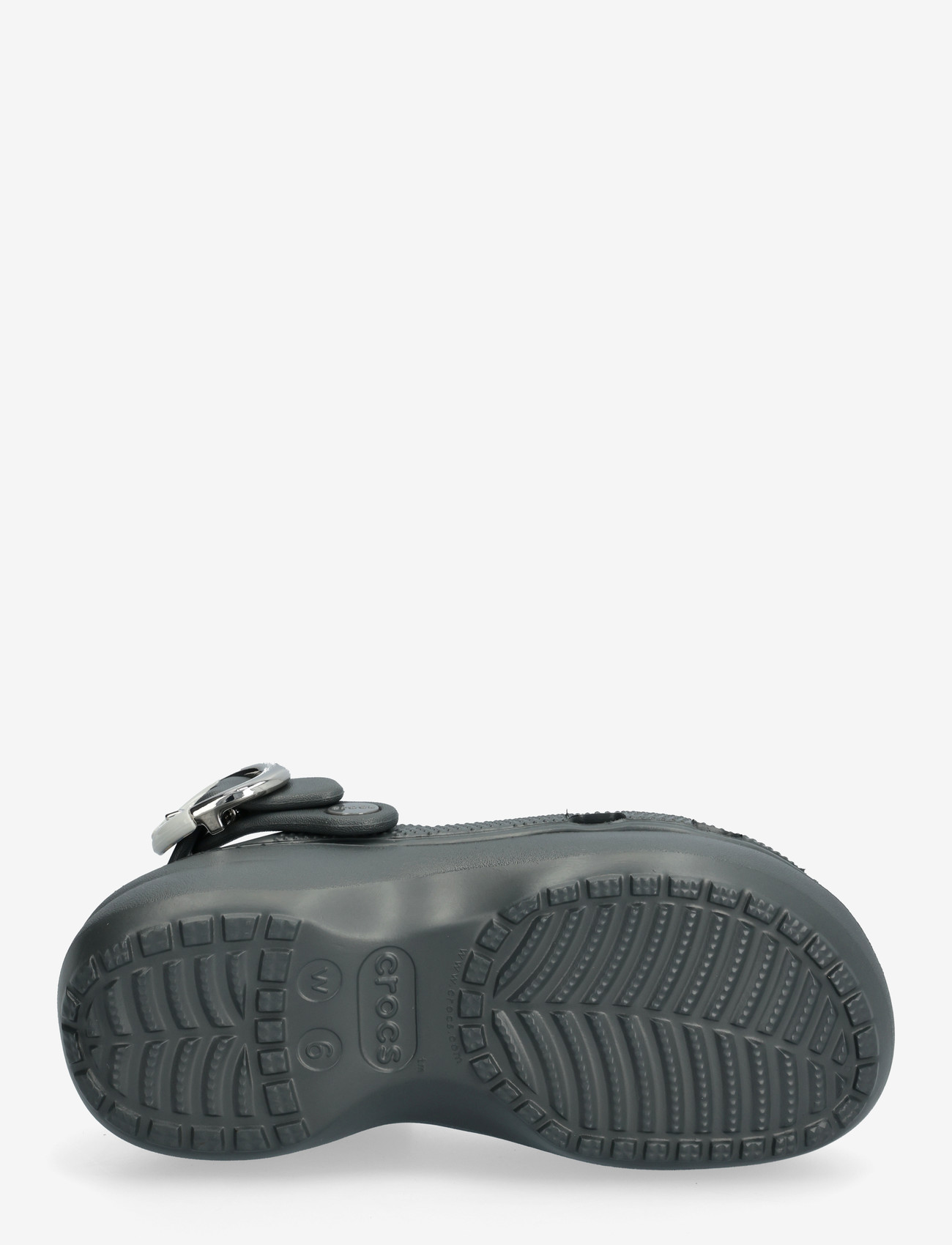 Crocs - Cls Platform Dipped Buckle Clg - clogs - carbon - 4