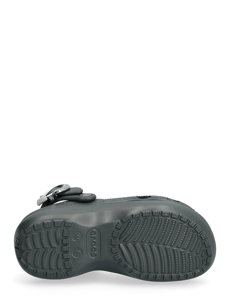 Crocs - Cls Platform Dipped Buckle Clg - clogs - carbon - 4