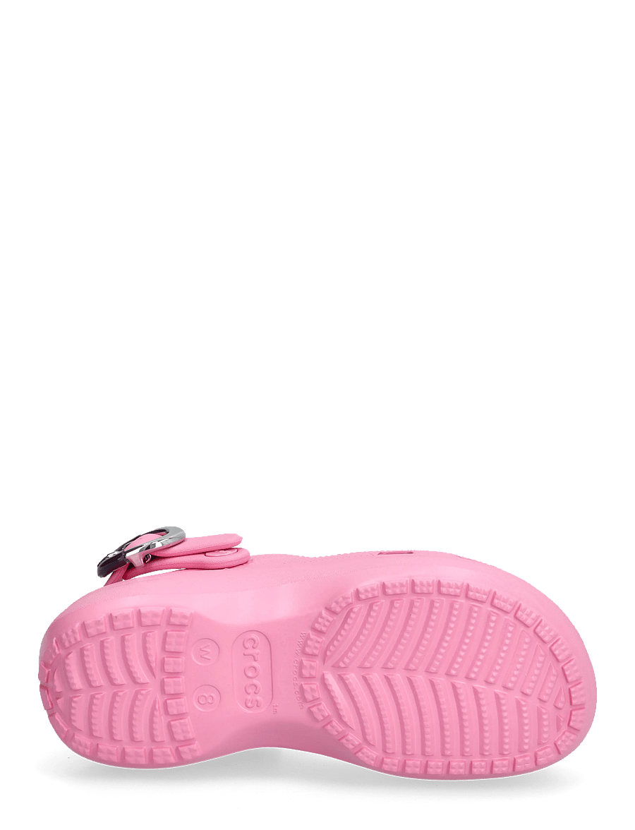 Crocs - Cls Platform Dipped Buckle Clg - clogs - pink lemonade - 4