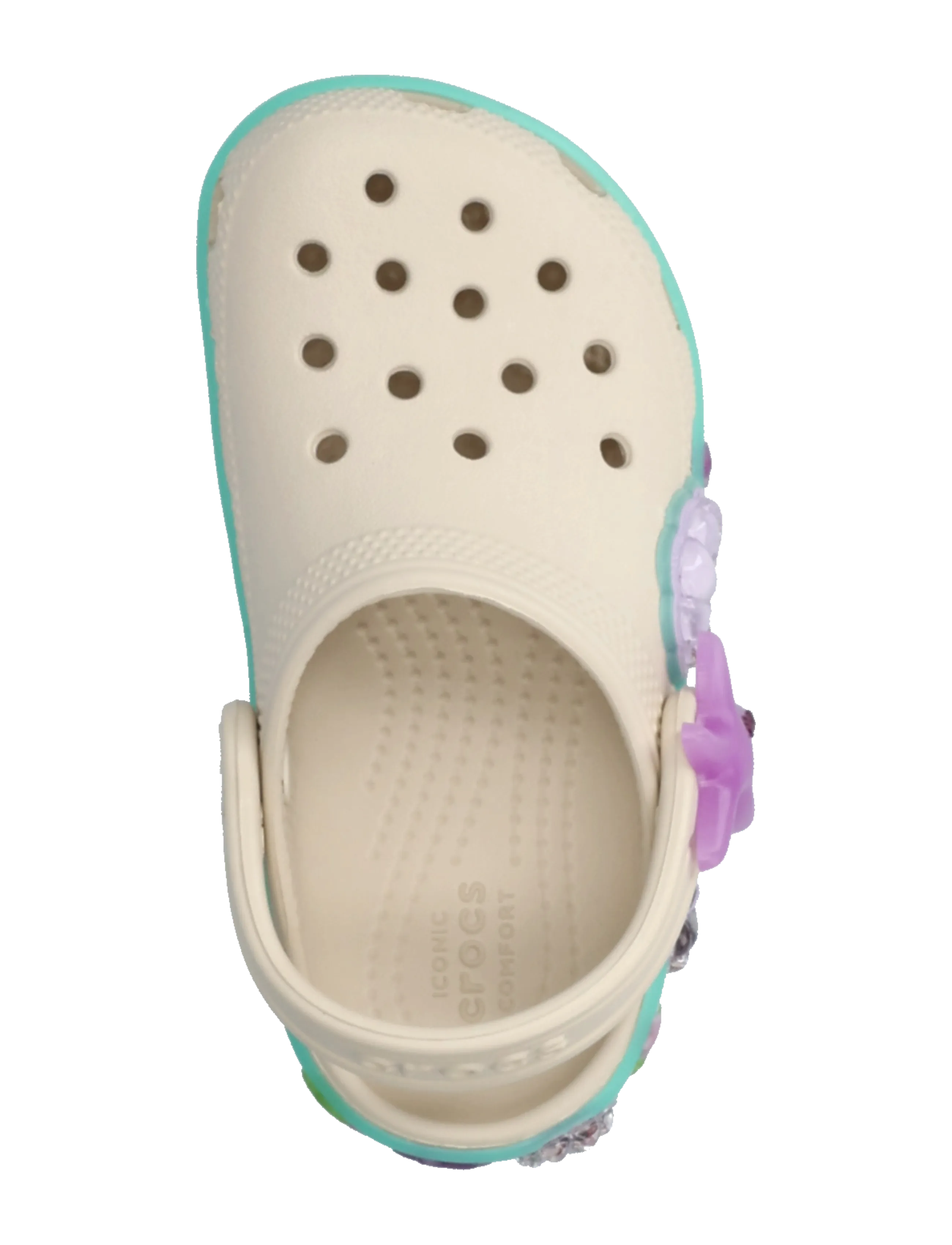 Crocs - Classic Sea Sparkle Shaker CgT - clogs - frappe - 3