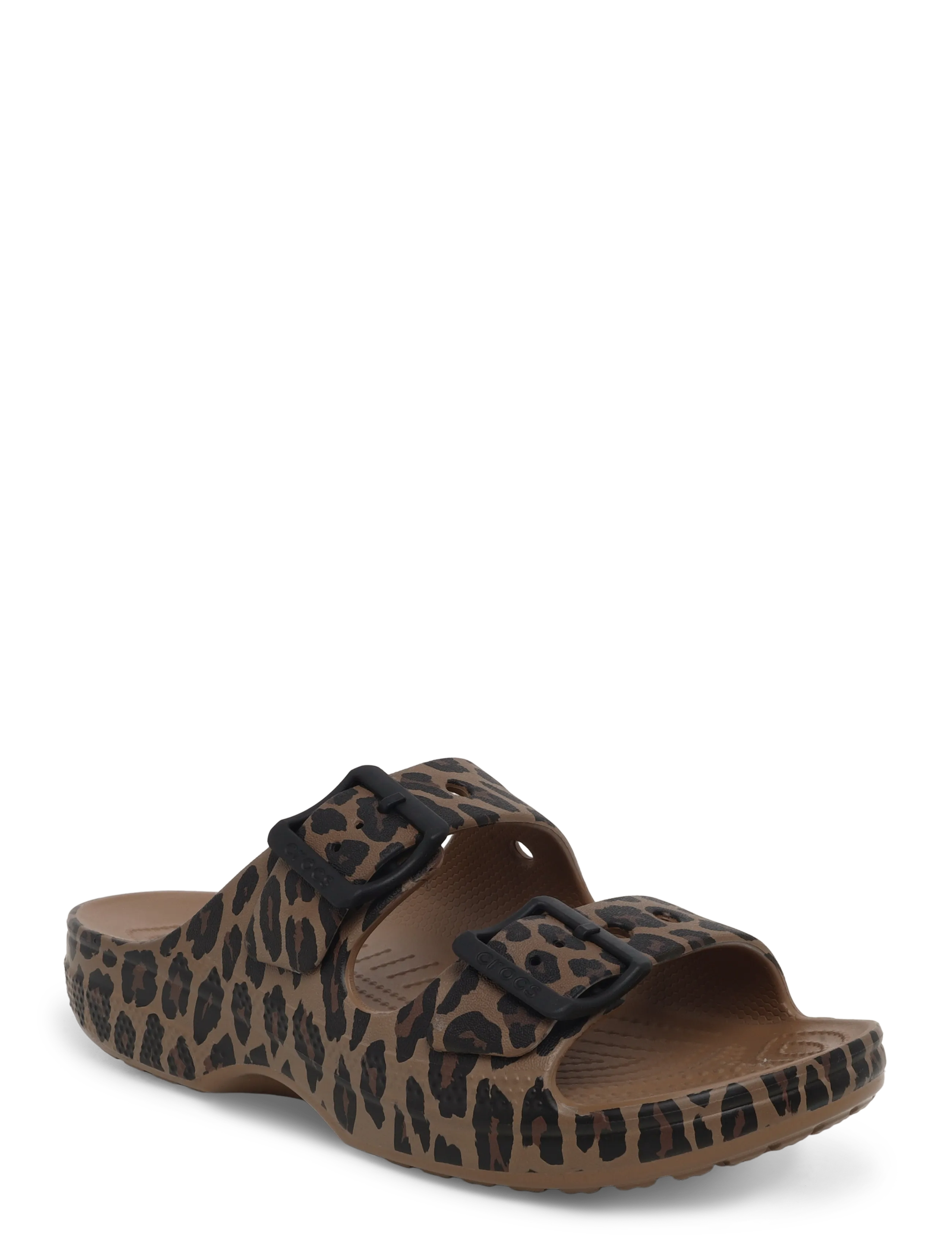 Crocs Saturday Animal Sandal W, 36/37, Sandals, Braun - Flat Frauen