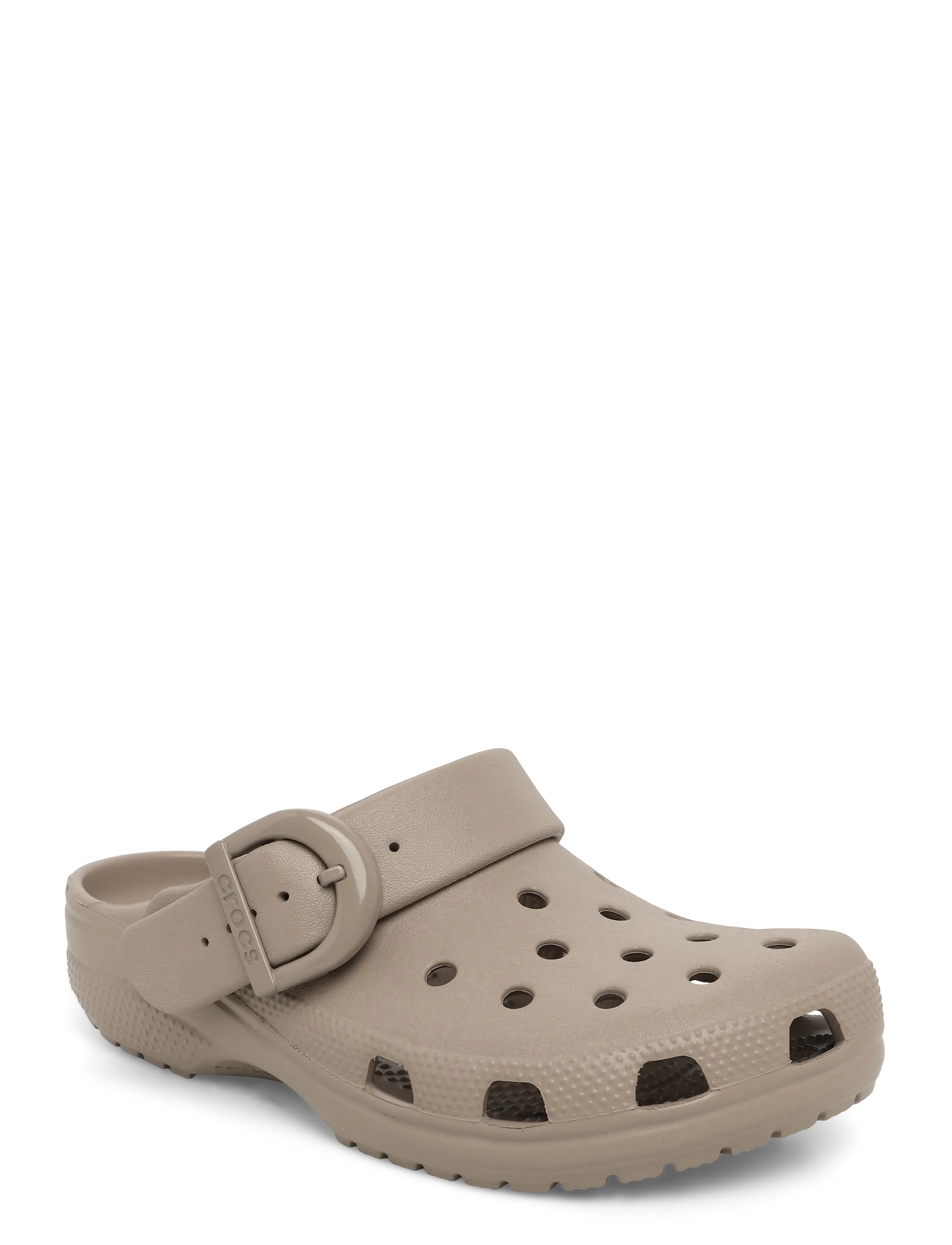 Crocs Classic Enamel Buckle Clog, 36/37, Schuhe, Beige - Clogs, Frauen