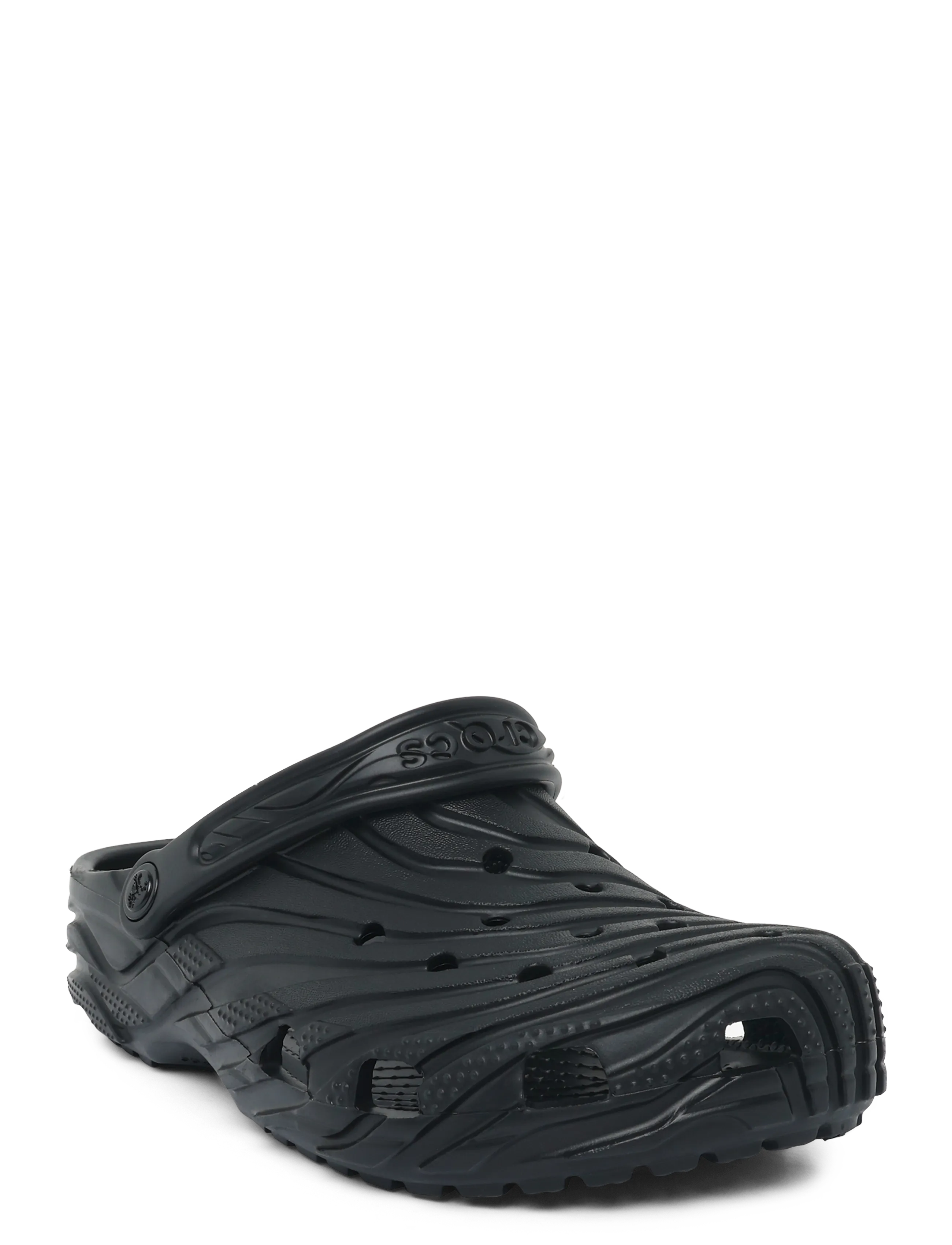 Crocs Classic Erosion Clog - Tänavastiil - BLACK / black