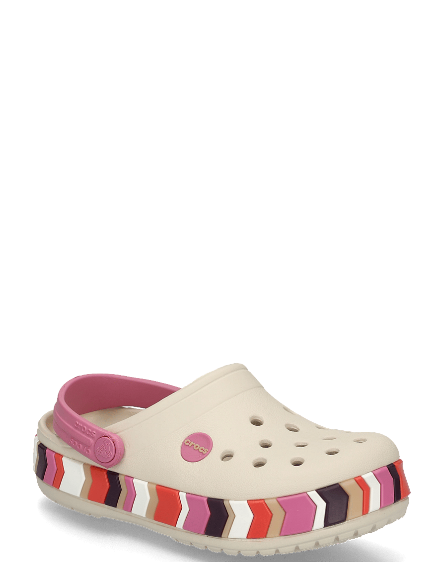Crocs - Crocband Chevron Band Clog K - kotad - frappÉ/quiet rose - 0