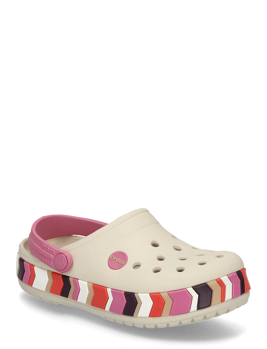 Crocs - Crocband Chevron Band Clog K - clogs - frappÉ/quiet rose - 0