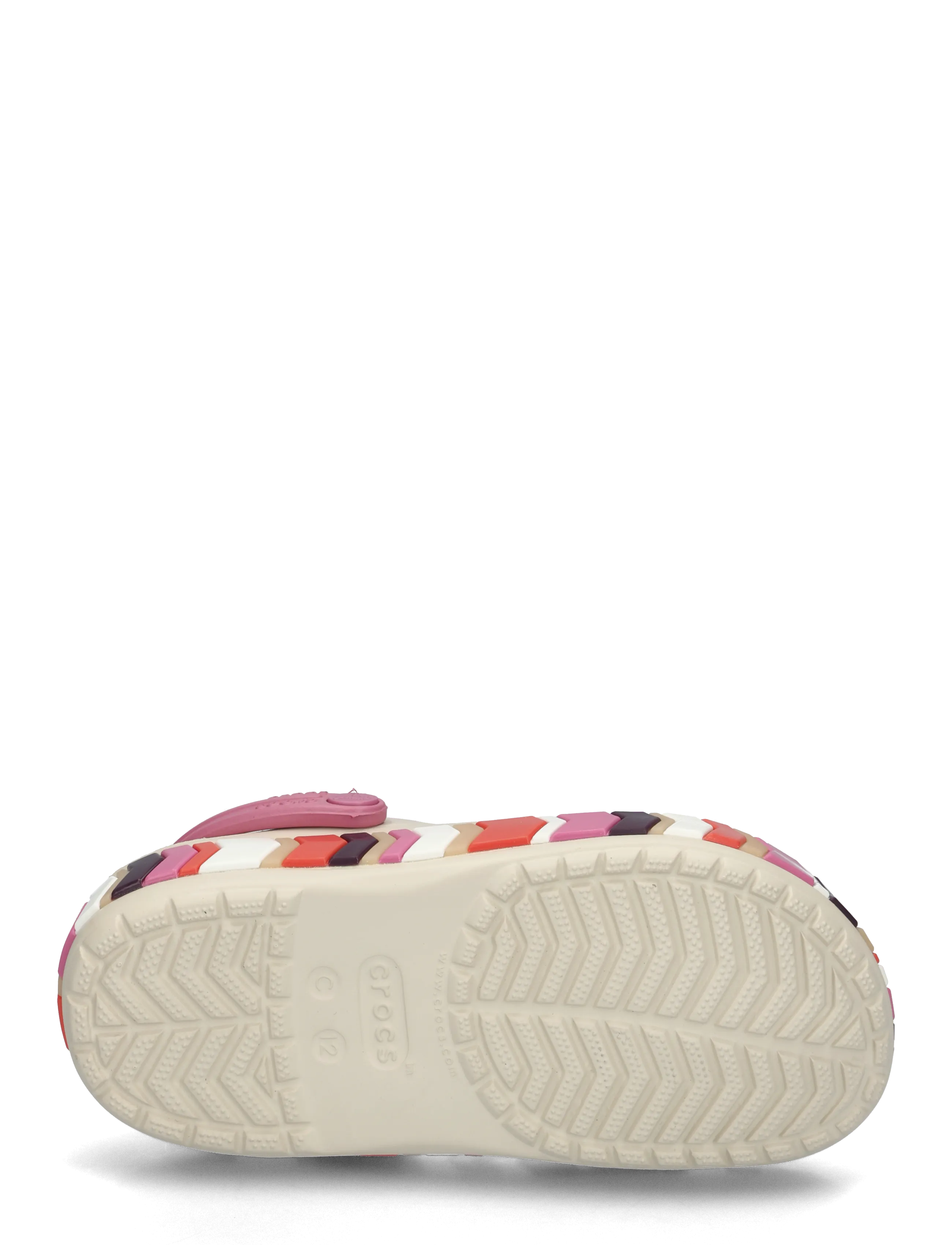 Crocs - Crocband Chevron Band Clog K - clogs - frappÉ/quiet rose - 4