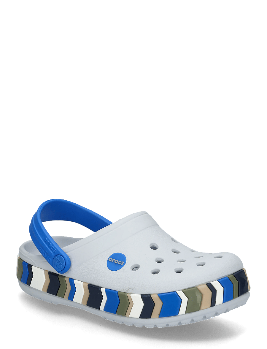 Crocs - Crocband Chevron Band Clog K - clogs - steel/blue blaze - 0