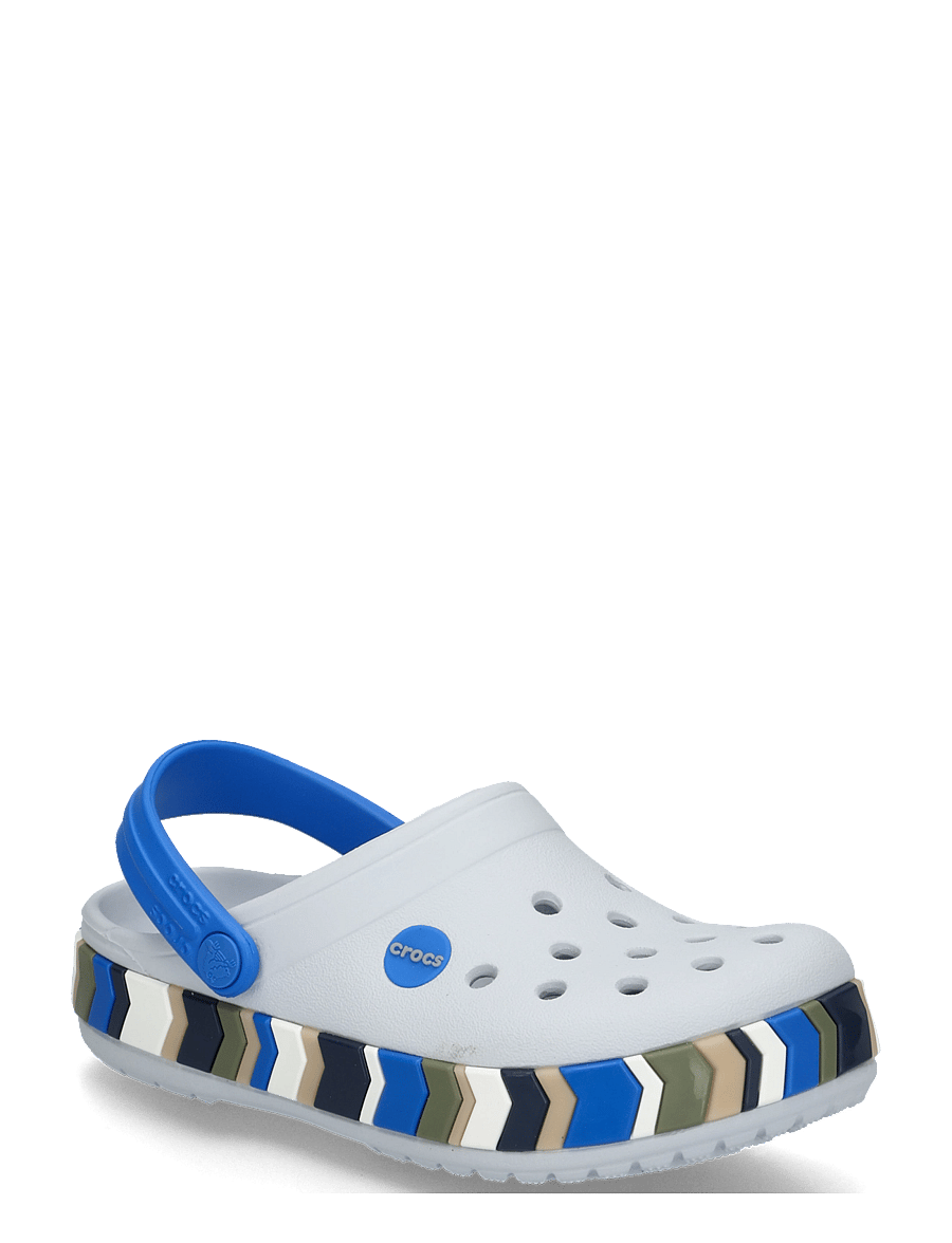 Crocs - Crocband Chevron Band Clog K - kotad - steel/blue blaze - 0