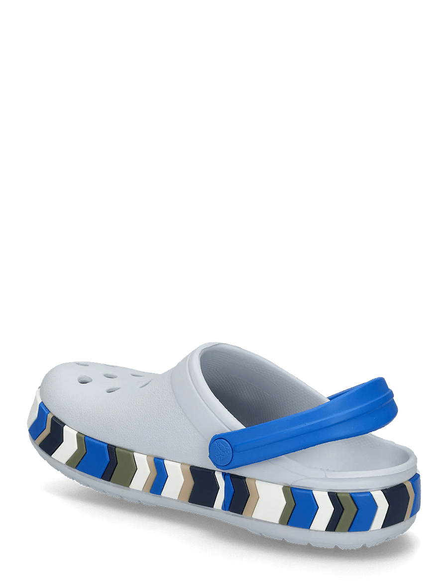 Crocs - Crocband Chevron Band Clog K - clogs - steel/blue blaze - 1
