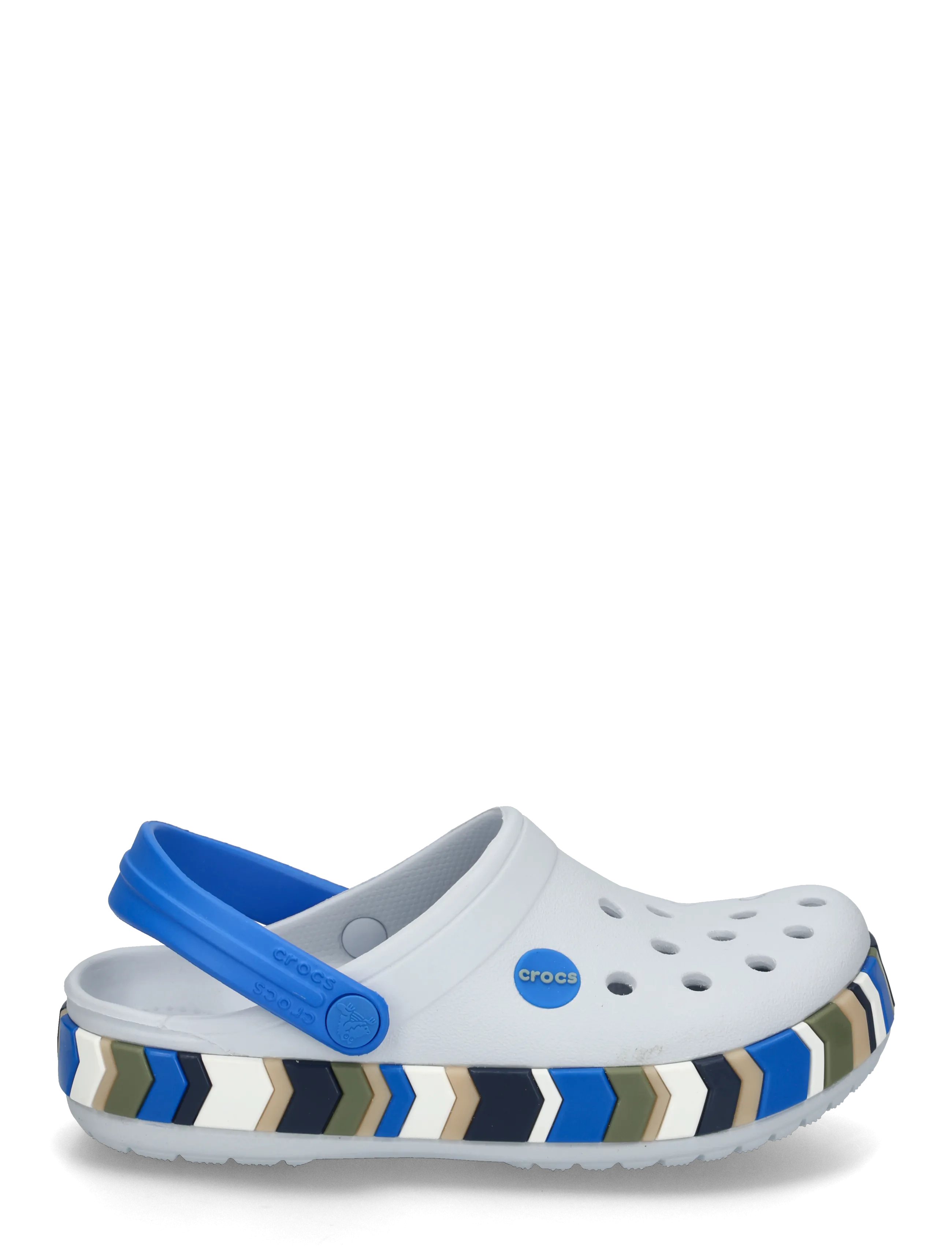 Crocs - Crocband Chevron Band Clog K - clogs - steel/blue blaze - 2
